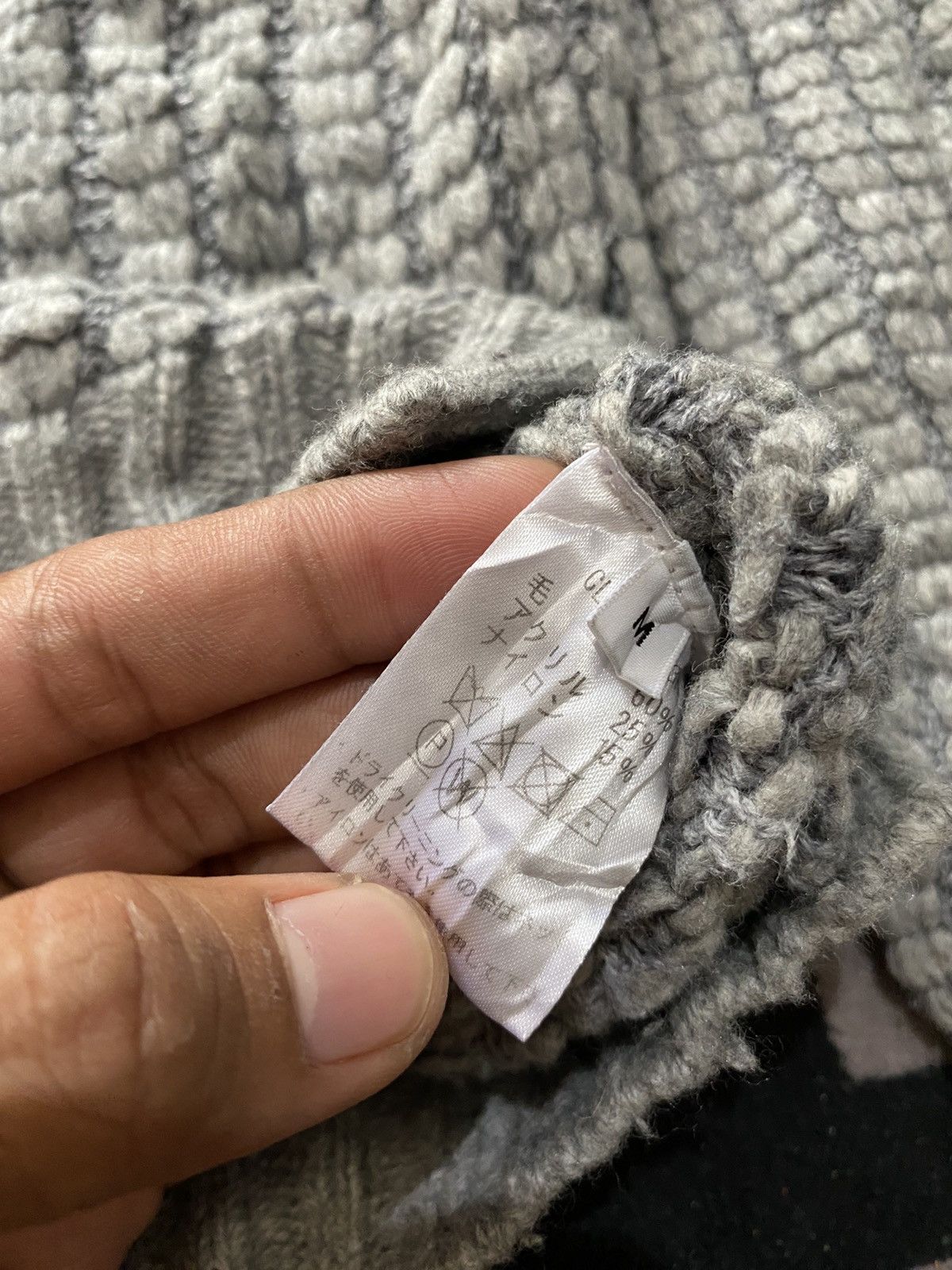 20471120 × Japanese Brand Yonetomi seni “ISETAN MITSUKOSHI” wool rib knit Size US M / EU 48-50 / 2 - 5 Thumbnail