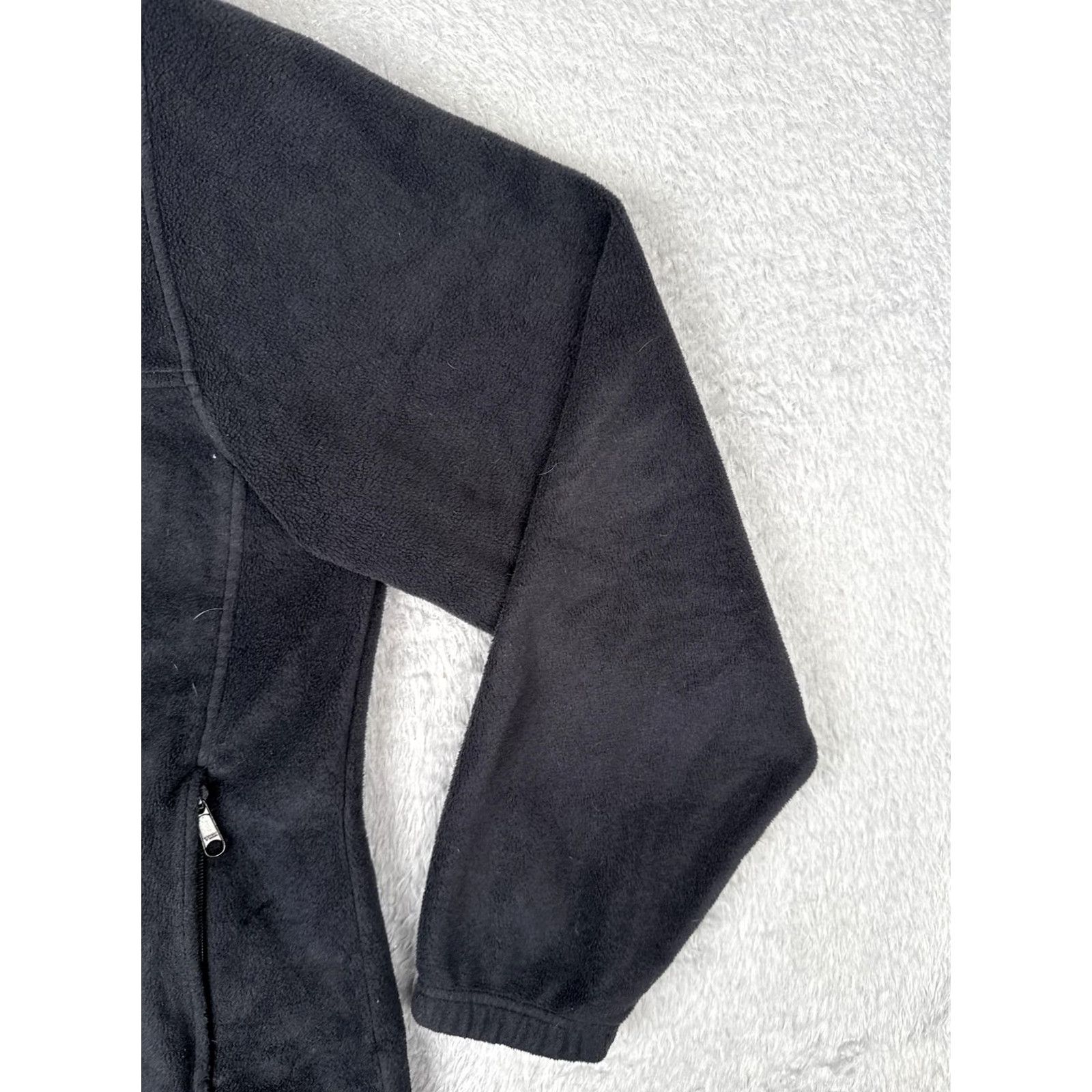 Vintage Columbia Jacket Womens XL Black Fleece Full Zip Collared Pockets Outdoor Warm Indoor Outdoor Size XL / US 12-14 / IT 48-50 - 5 Thumbnail