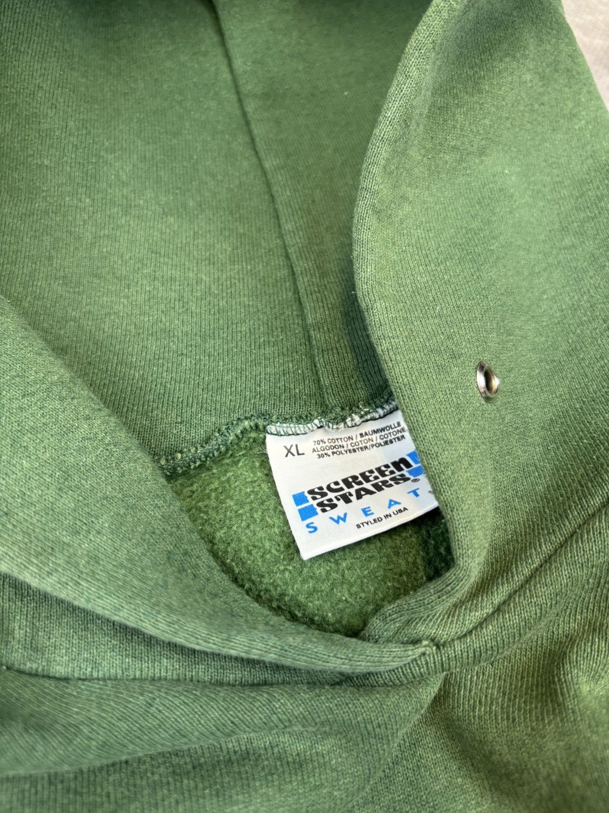 Kanye West Vintage 90s basic boxy blank hoodie Bootle green Kanye west Size US XL / EU 56 / 4 - 5 Thumbnail