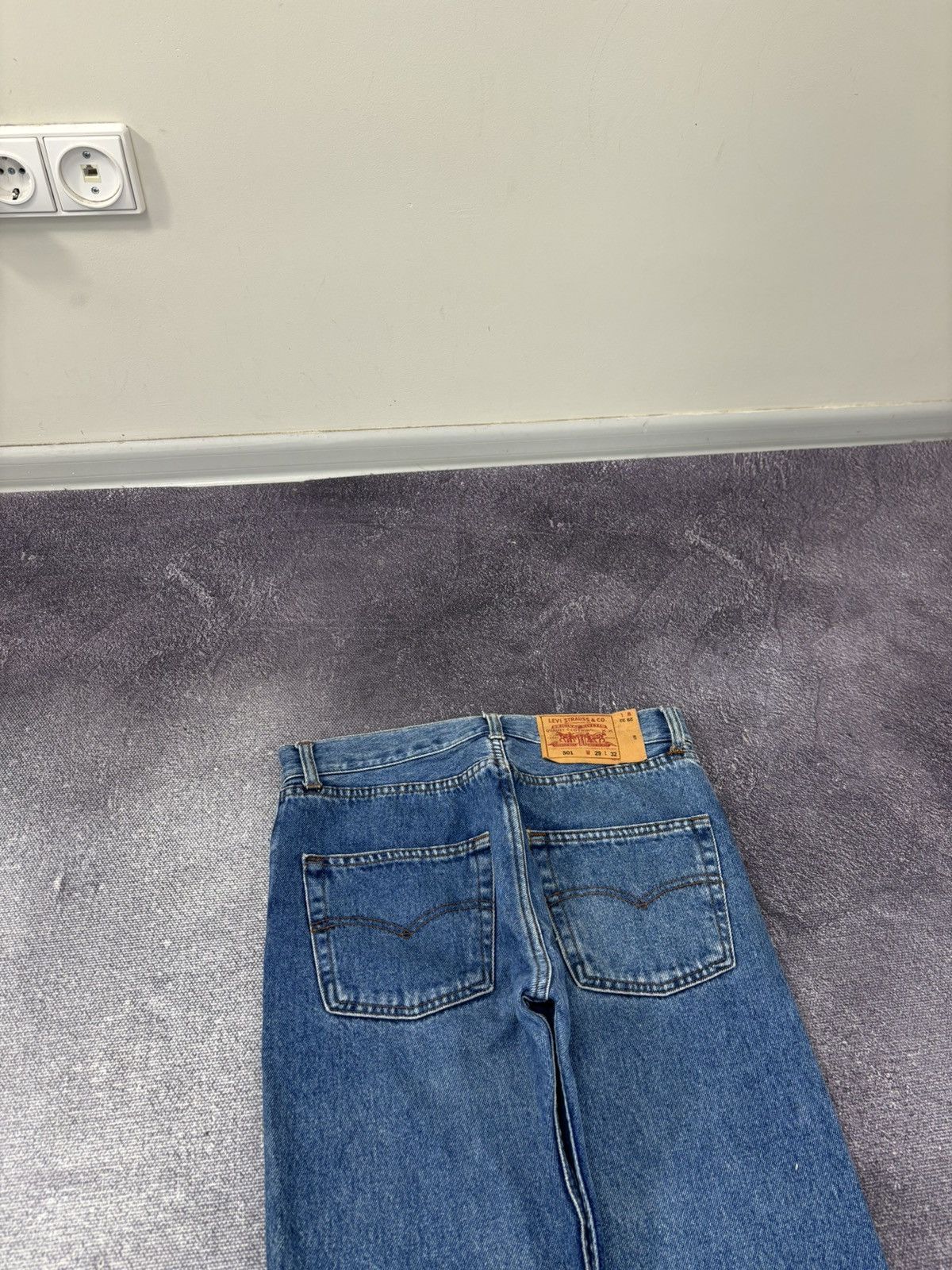 Levi's Vintage 90s Levi’s 501 Made In Usa Blue Hype Denim Jeans Size US 29 - 4 Thumbnail