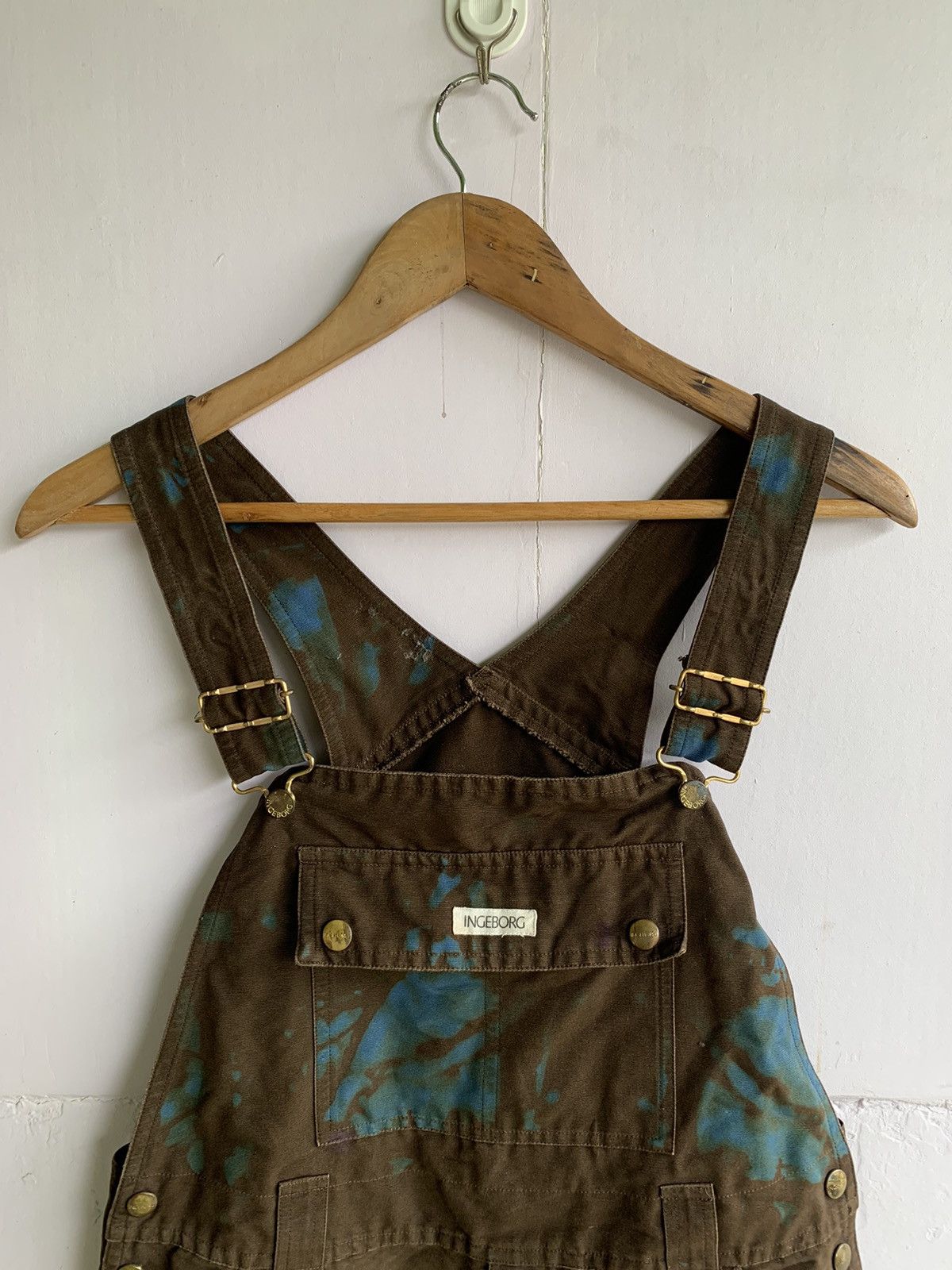 Japanese Brand 💥Vintage Japanese Ingeborg Tie-dye Jumpsiut Cargo Pant Size US 32 / EU 48 - 7 Thumbnail