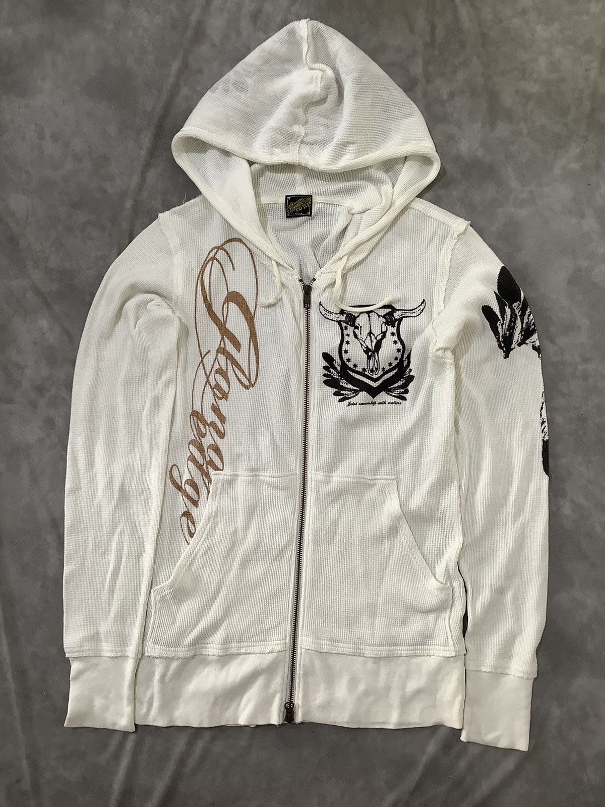 Japanese Brand 🔥 RARE 🔥 Glandedge Poem Hoodie Vintage Size US M / EU 48-50 / 2 - 1 Thumbnail