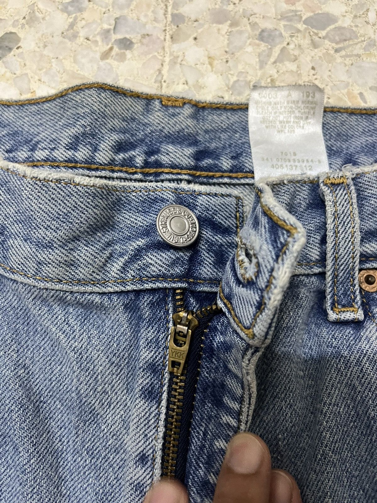 Levi's Rare Vintage Levi’s 517 Light Blue Faded Distressed Size US 35 - 7 Thumbnail