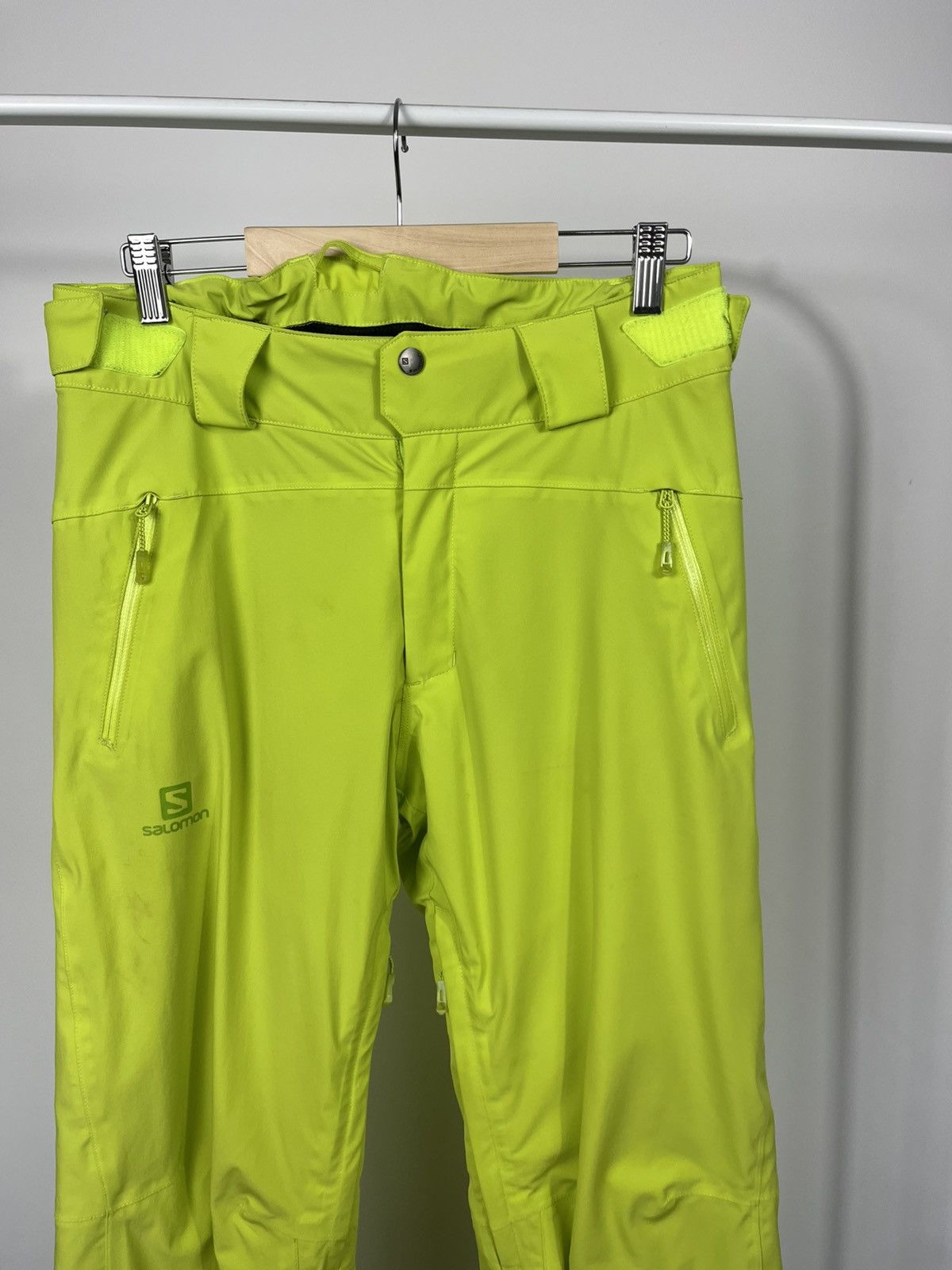 Salomon Salomon Ski Pants Yellow Snow Outdoor S AdvancedSkin Dry Size US 30 / EU 46 - 3 Thumbnail