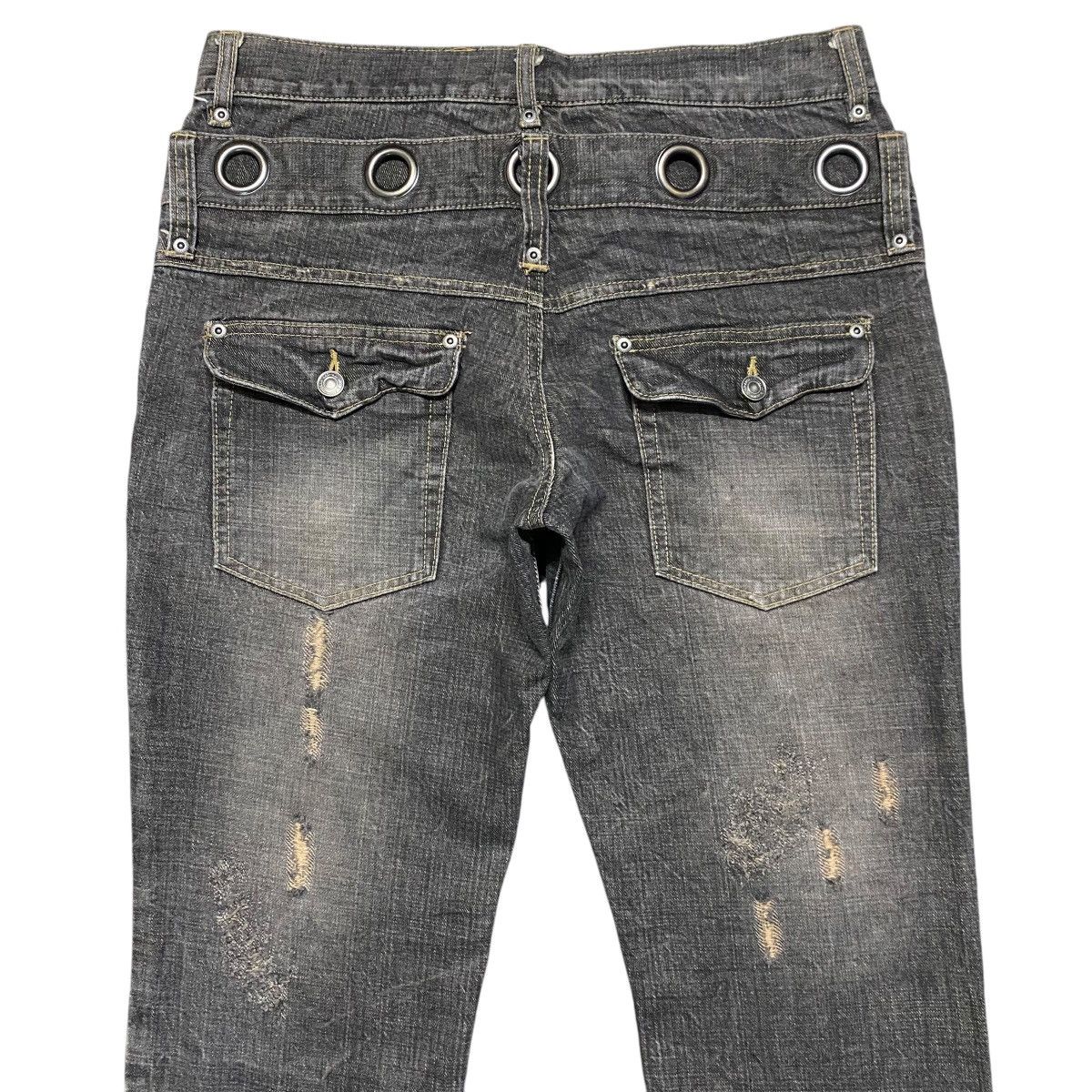 Japanese Brand Japanese Brand Denim Double Waist Jeans Size US 34 / EU 50 - 11 Thumbnail