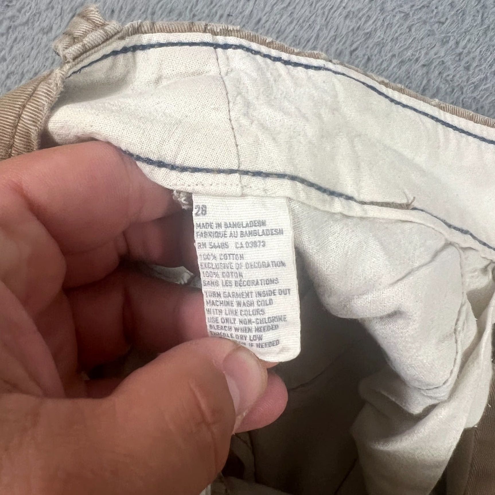 American Eagle Outfitters AMERICAN EAGLE OUTFITTERS Chino Shorts Men's 28 Classic Fit Beige Preowned Size US 28 / EU 44 - 6 Thumbnail