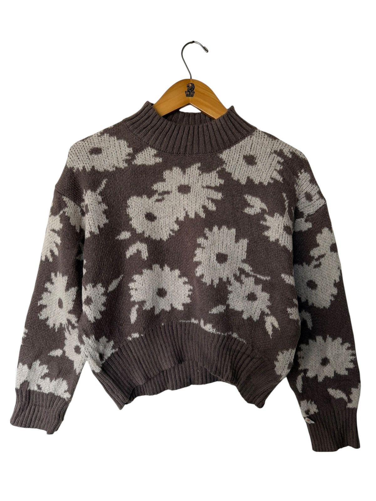 Other Vintage Sureve Floral Print Knitwear Sweater Jumper Size L / US 10 / IT 46 - 1 Thumbnail