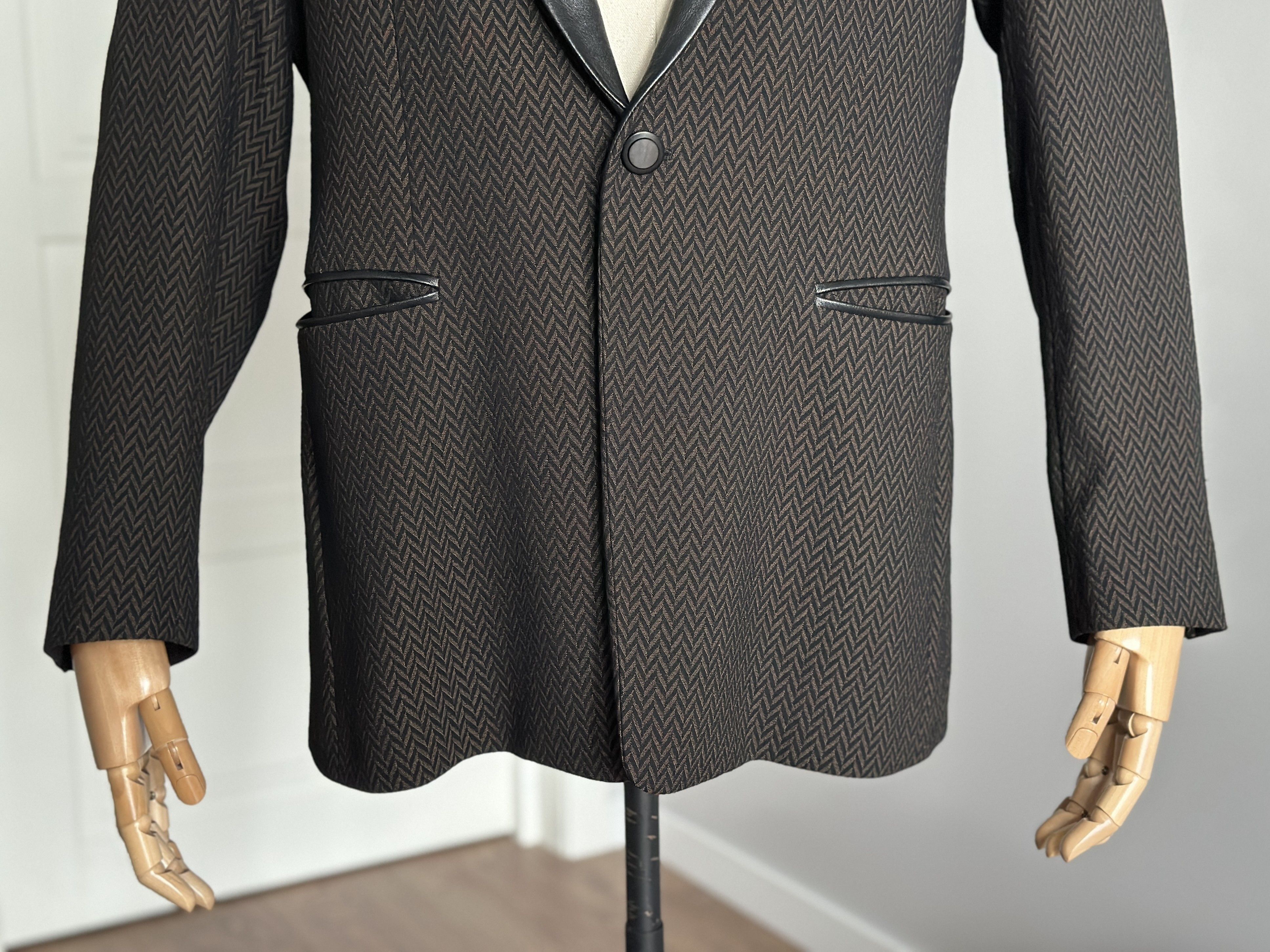 Emporio Armani EMPORIO ARMANI Antinea SRL Blazer Jacket MadeInItaly Luxury Size 44R - 4 Thumbnail
