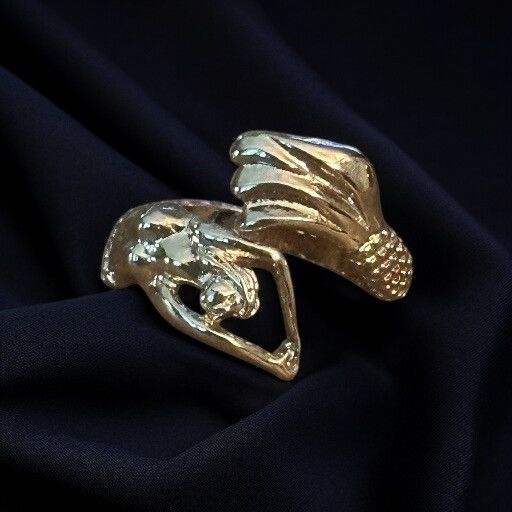 Other Gold tone mermaid wrap ring Size ONE SIZE - 1 Thumbnail