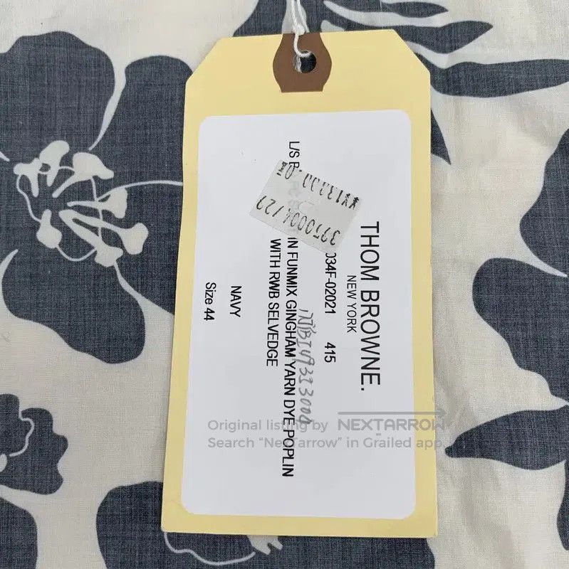 Thom Browne Thom Browne Color Block Cotton Shirt . Size L / US 10 / IT 46 - 7 Thumbnail