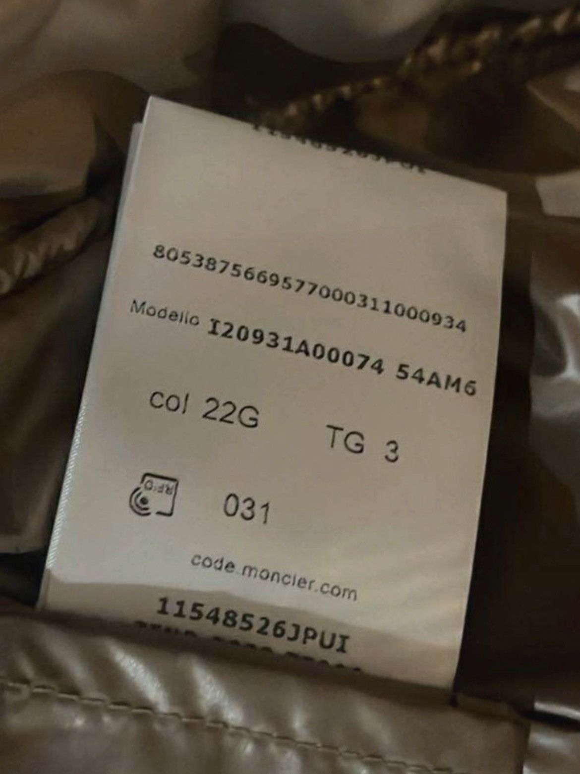 Moncler rrp 2800$ Segura sherpa Size US M / EU 48-50 / 2 - 7 Thumbnail