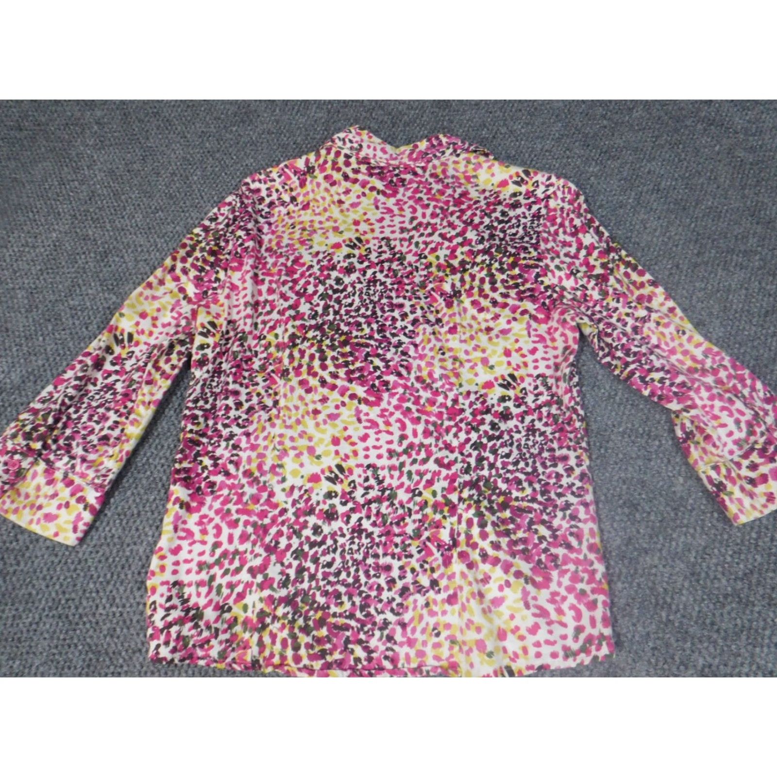 Pinko Como Womens Blouse PM Petites pink button down Collared Long Sleeve Cotton Down Ruffle Casual Shirt Classic Pink Womens PM Petites Blouse Size M / US 6-8 / IT 42-44 - 7 Thumbnail