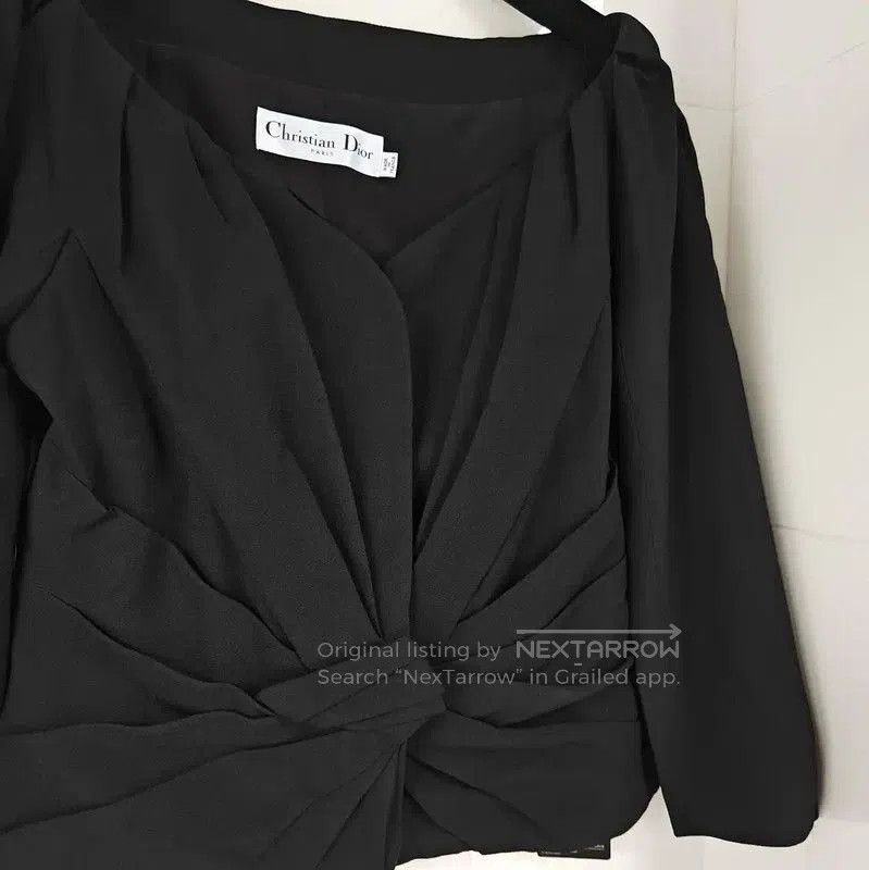 Dior Dior Black Silk Short Coat for Women . Size M / US 6-8 / IT 42-44 - 8 Thumbnail