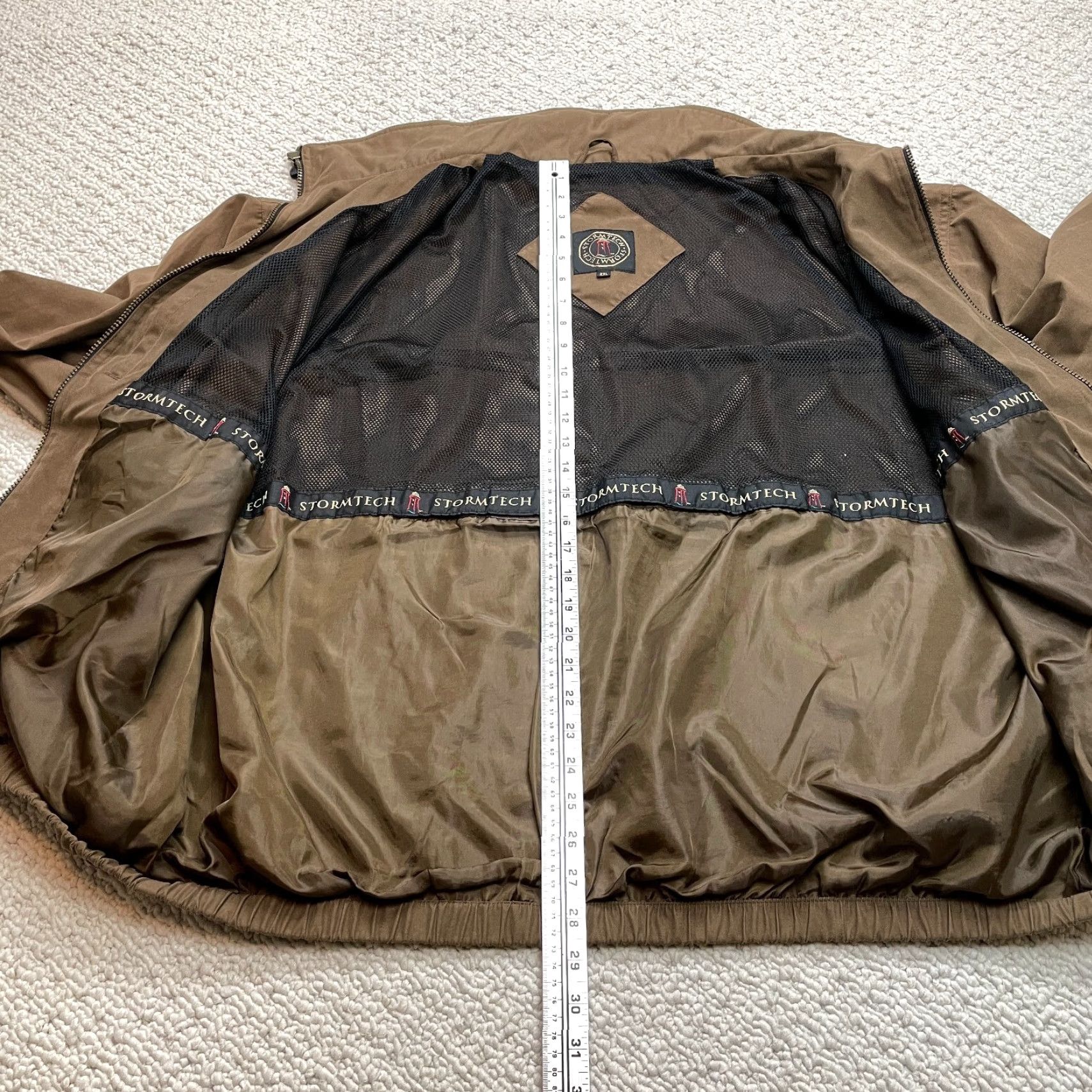 Stormtech Stormtech Windbreaker Jacket Mens XXL Brown Full Zip Pockets Golf Adult Solid Vintage Size US XXL / EU 58 / 5 - 2 Thumbnail