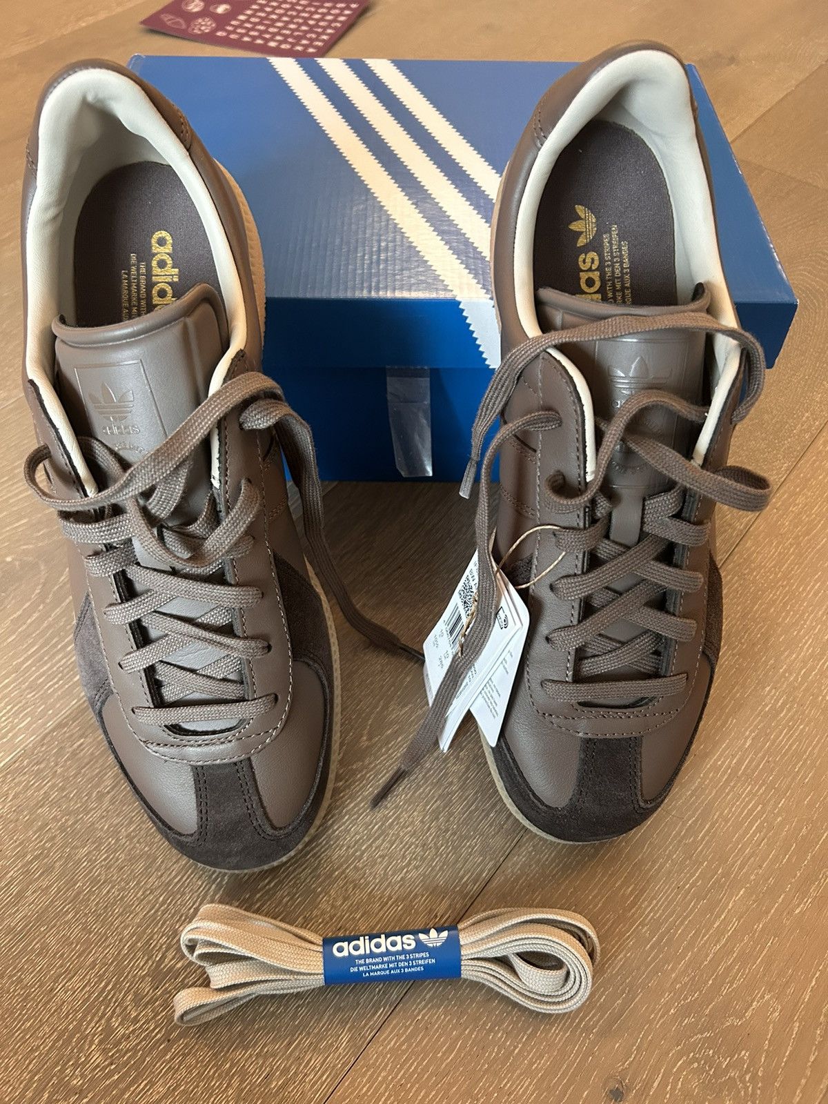 image of Adidas Limited Edition Brown Bw Army Shoes, Men's (Size 10.5)