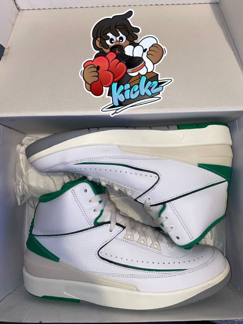 Jordan Brand Jordan 2 Lucky Green Size US 8.5 / EU 41-42 - 6 Thumbnail