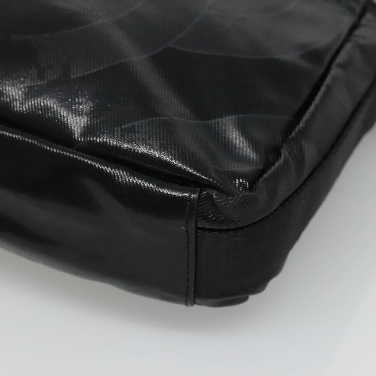 Chanel CHANEL Sports Coco Mark Shoulder Bag Coated Canvas Black CC Size ONE SIZE - 9 Thumbnail