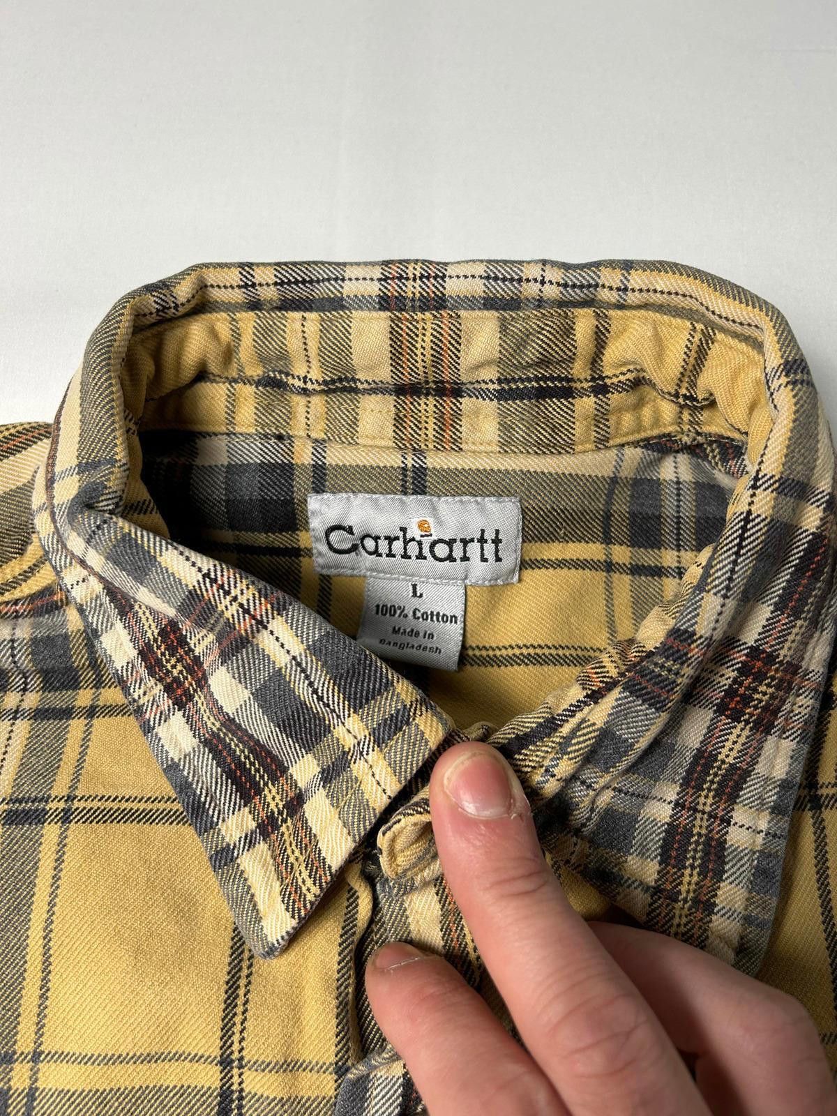 Carhartt Carhartt Pocket Shirt Heavyweight Overshirt Yellow Check Size US L / EU 52-54 / 3 - 4 Thumbnail