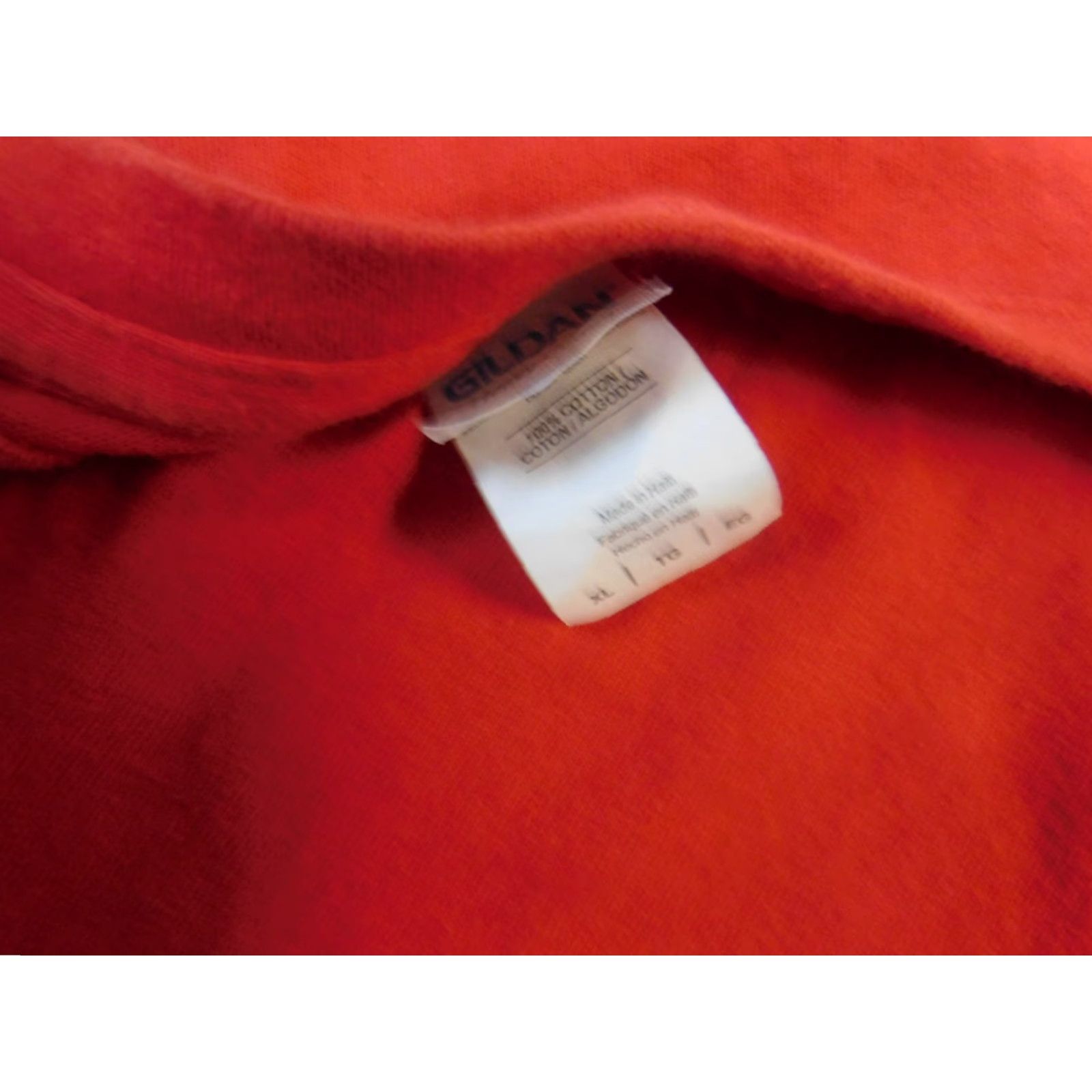 Gildan Gildan Mens T Shirt XL Red Logo Atlanta Go kickball 90s Theme Colorful Graphic Size US XL / EU 56 / 4 - 5 Thumbnail