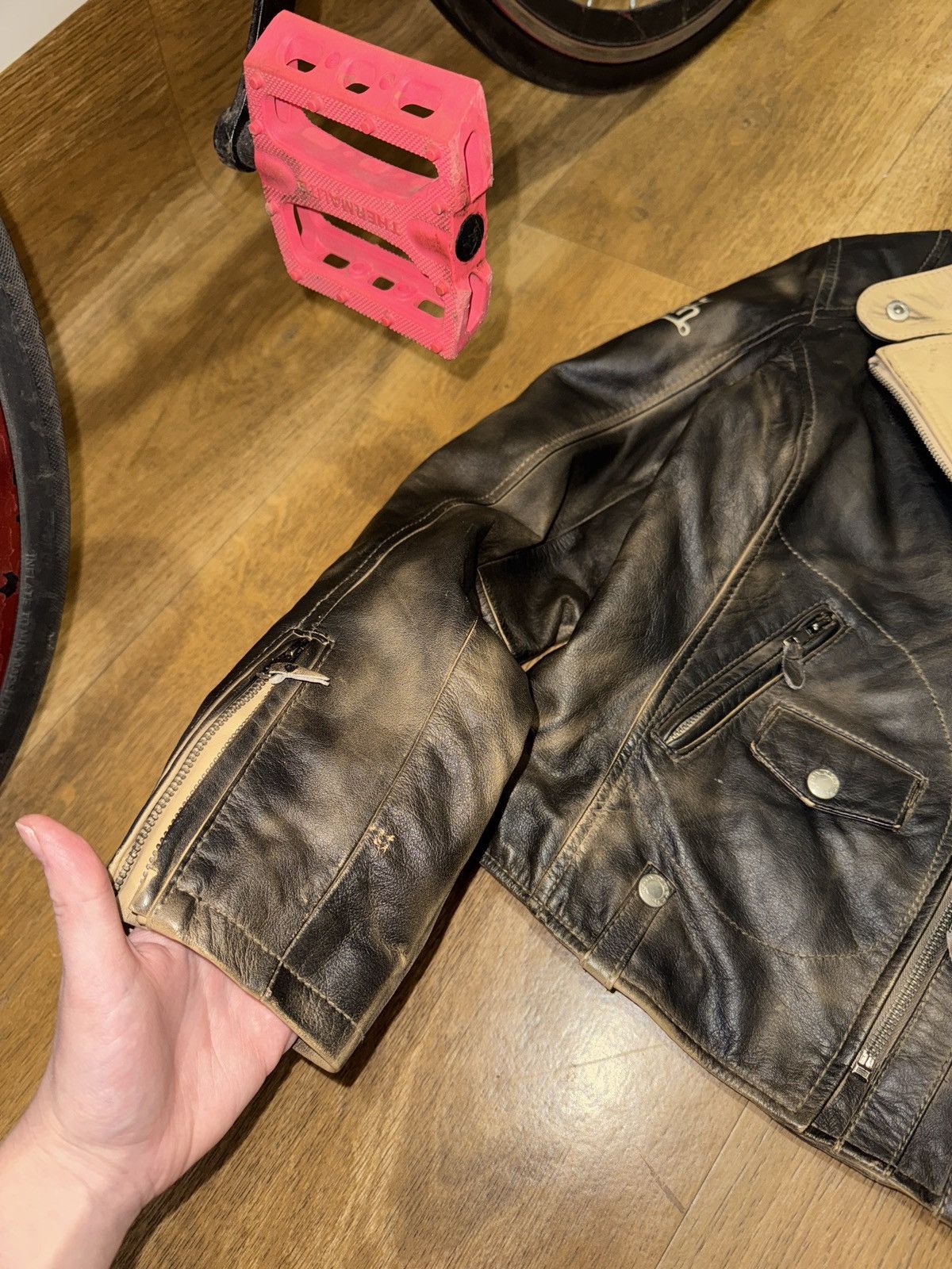 Von Dutch VINTAGE RARE VON DUTCH LEATHER JACKET Size S / US 4 / IT 40 - 7 Thumbnail