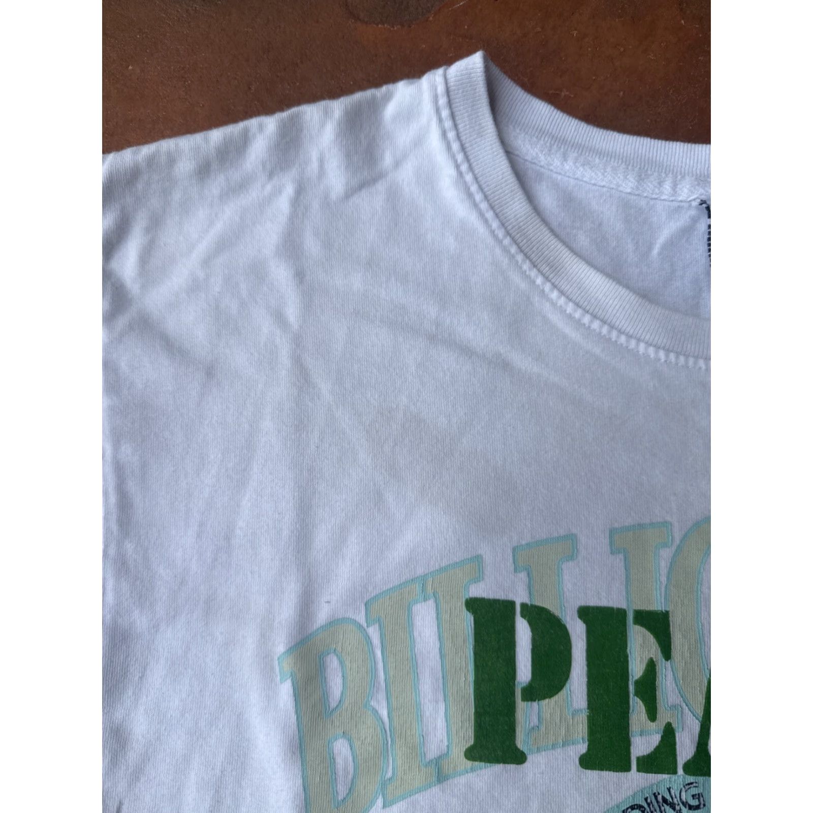 Billionaire Boys Club VINTAGE Billionaire Boys Club BBC Peace For All Mankind T-Shirt Large White Cotton Short Sleeve Crew Neck Unisex Adults Regular Logo USA 90s? Size US L / EU 52-54 / 3 - 6 Thumbnail