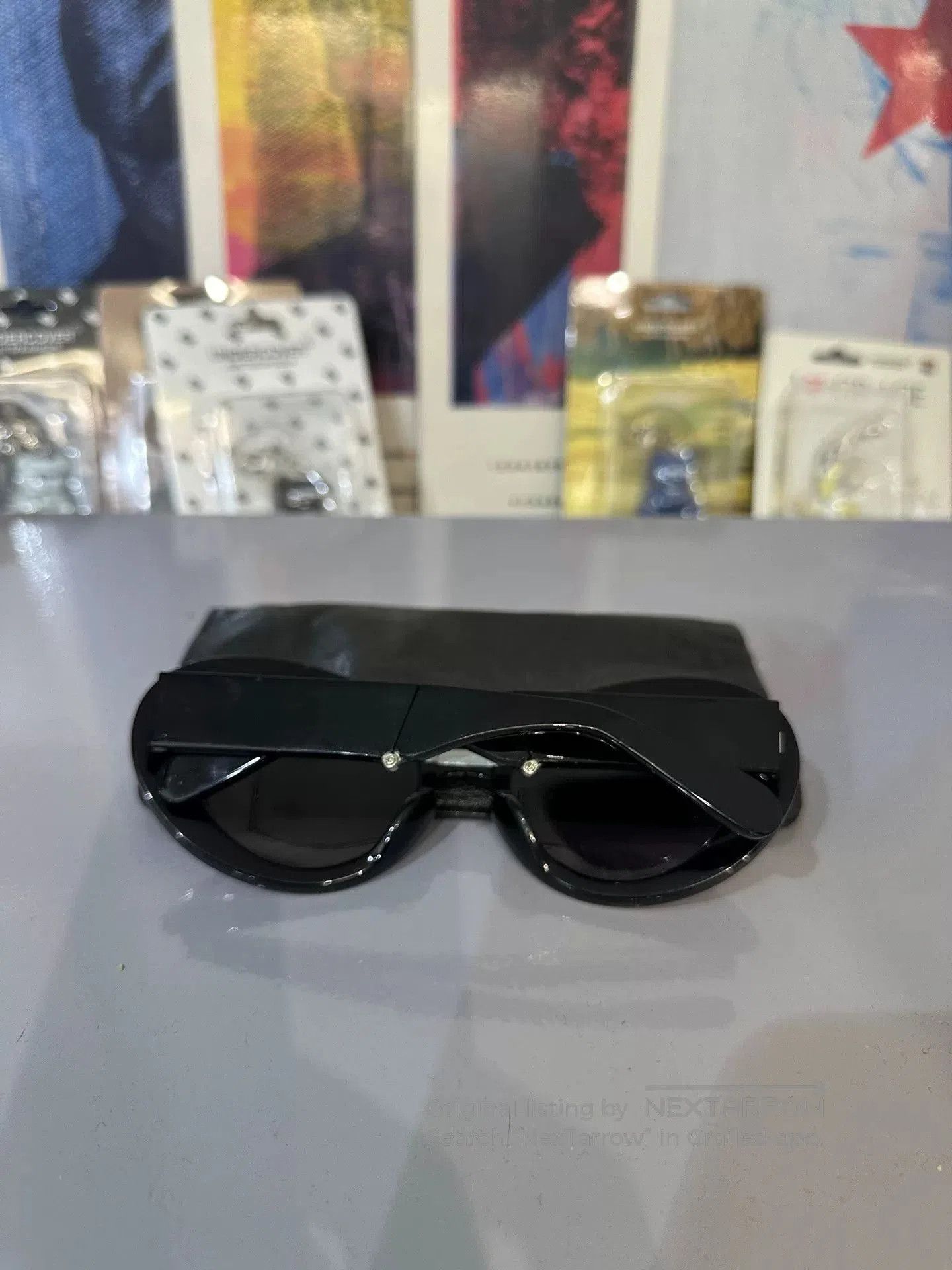 Comme des Garcons kurt cobain foldable sunglasses. Size ONE SIZE - 3 Thumbnail