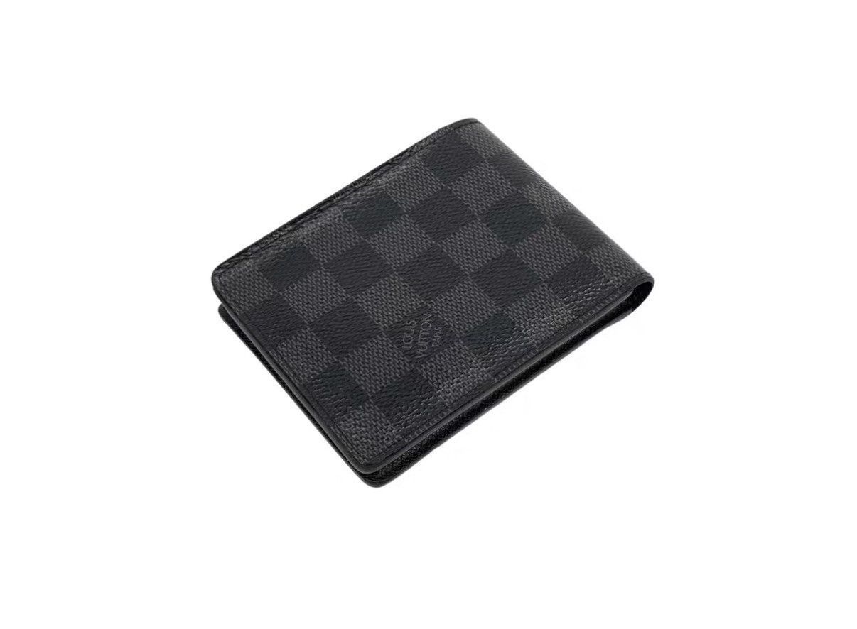Louis Vuitton Gray Checkered Bifold Wallet Size ONE SIZE - 1 Thumbnail