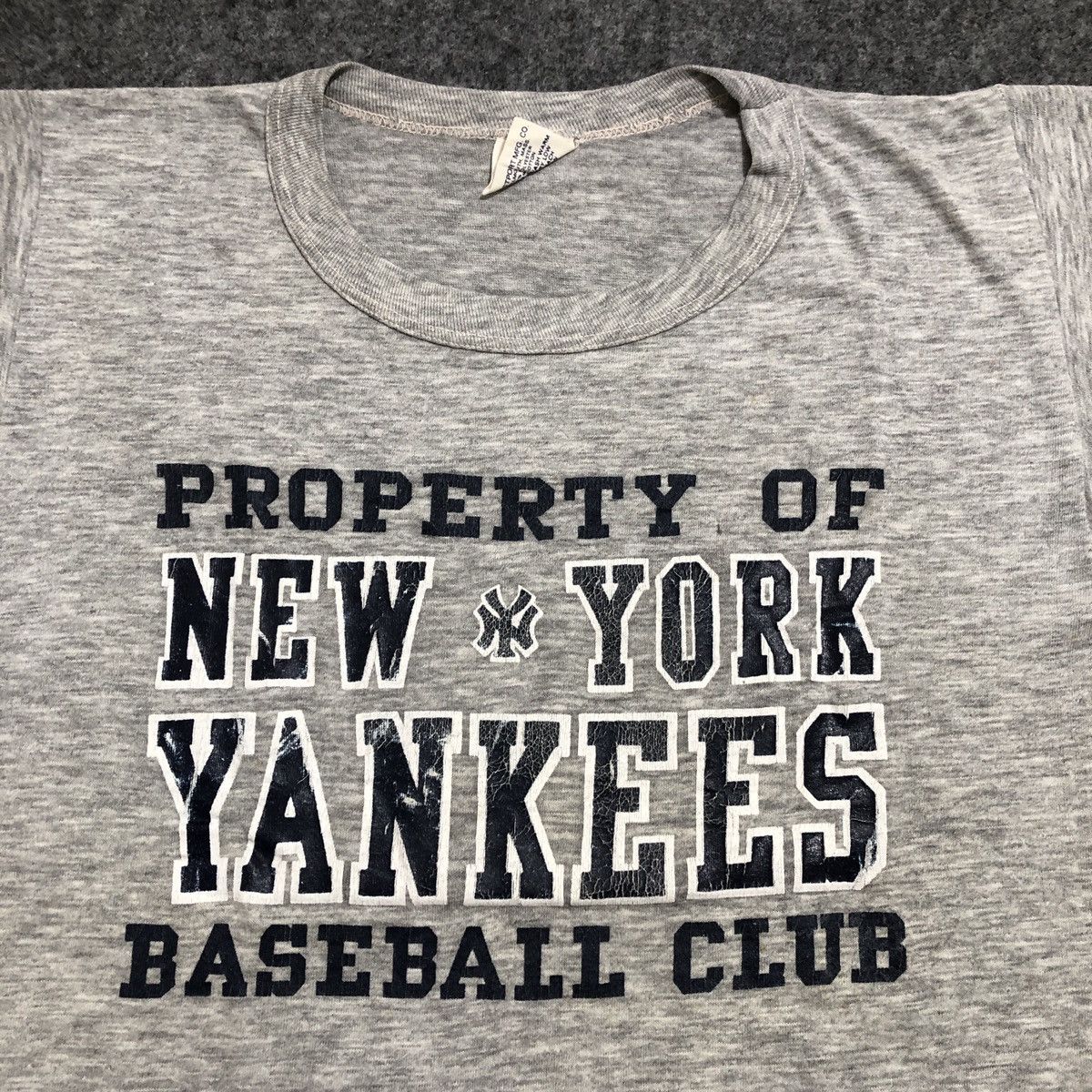 Vintage Vintage 80s New York Yankees T-Shirt Size US M / EU 48-50 / 2 - 2 Thumbnail