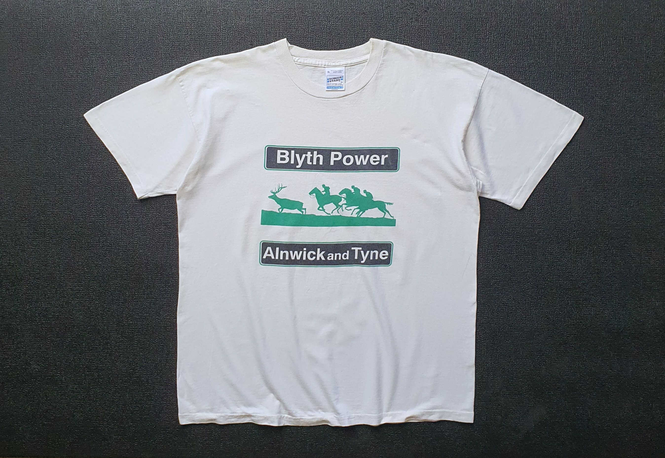90s BLYTH POWER Alnwick And Tyne vintage T shirt size XL
