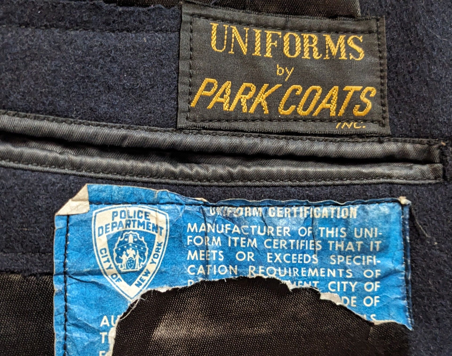 Vintage Vintage NYPD Wool Dress Uniform Coat Size US M / EU 48-50 / 2 - 7 Thumbnail