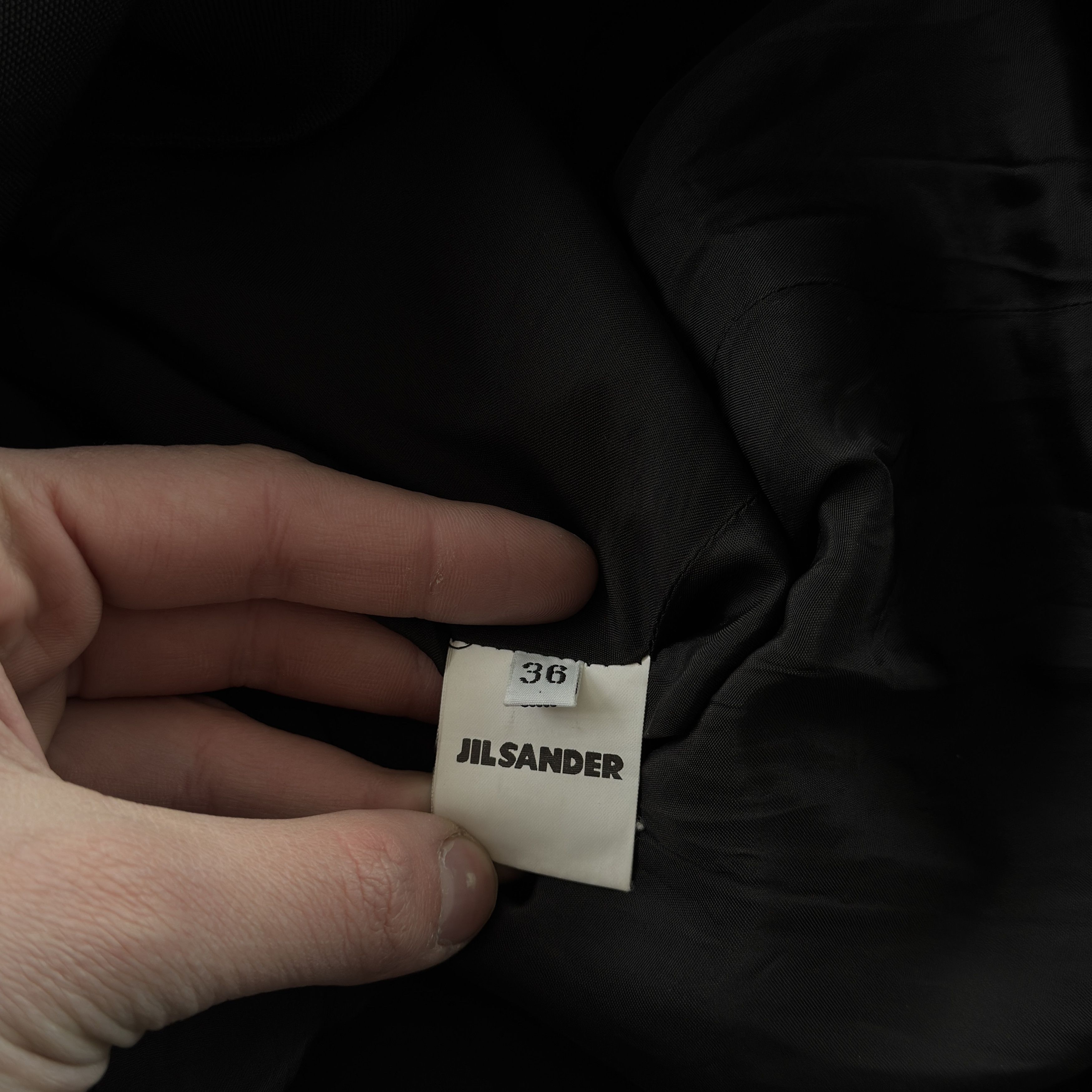 Jil Sander Vintage 90s Jil Sander Lined Coat Jacket Size XS / US 0-2 / IT 36-38 - 7 Thumbnail