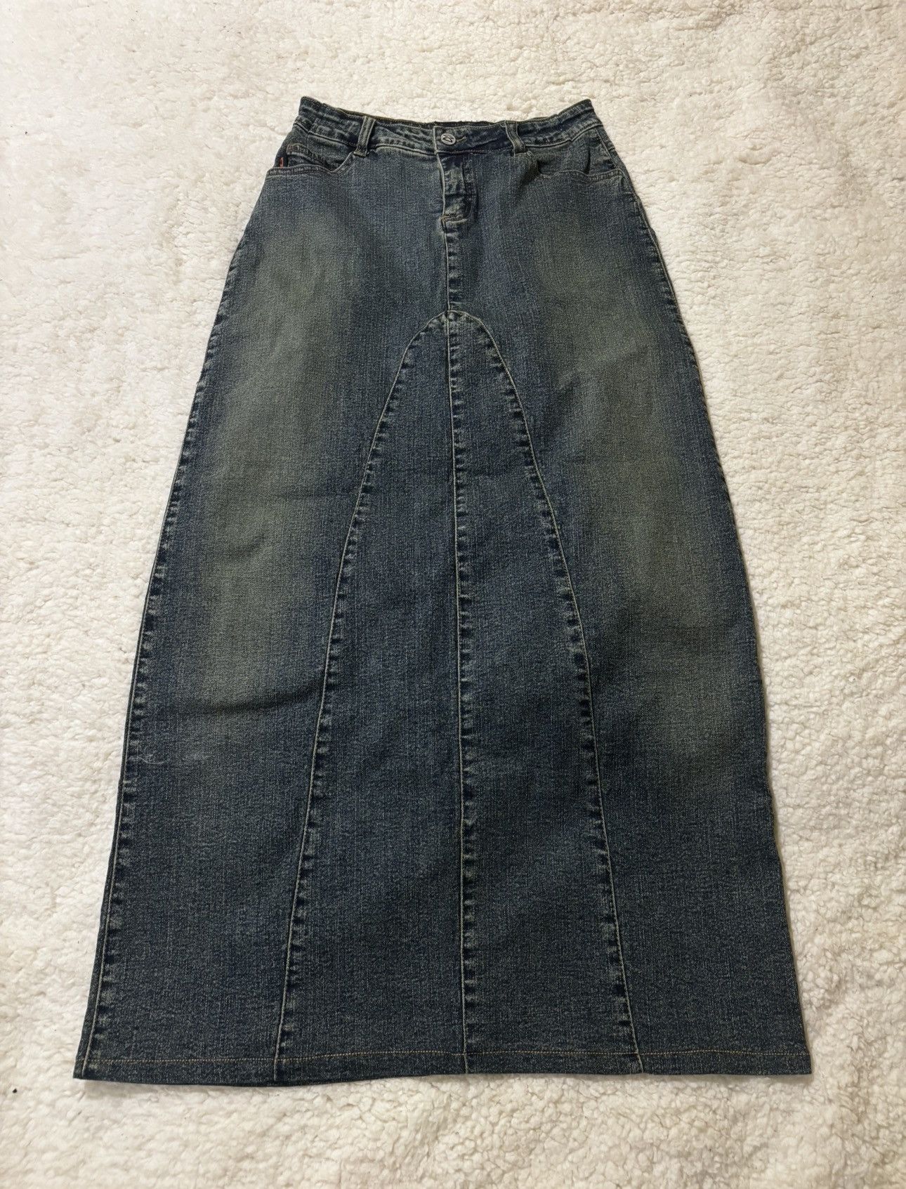 Other Denim skirt2435 Size 24" / US 00 / IT 34 - 10 Thumbnail