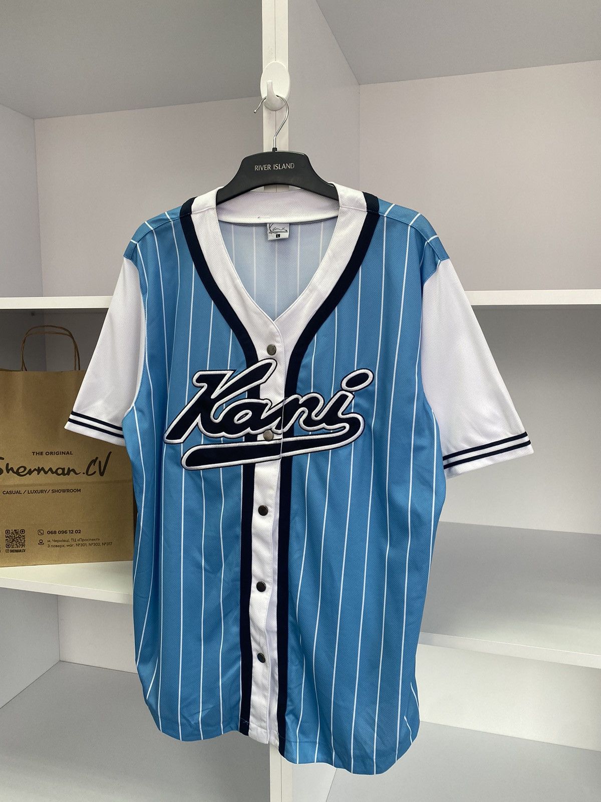 Karl Kani × Vintage Vintage Karl Kani Hip Hop Jersey tee Size US L / EU 52-54 / 3 - 6 Thumbnail
