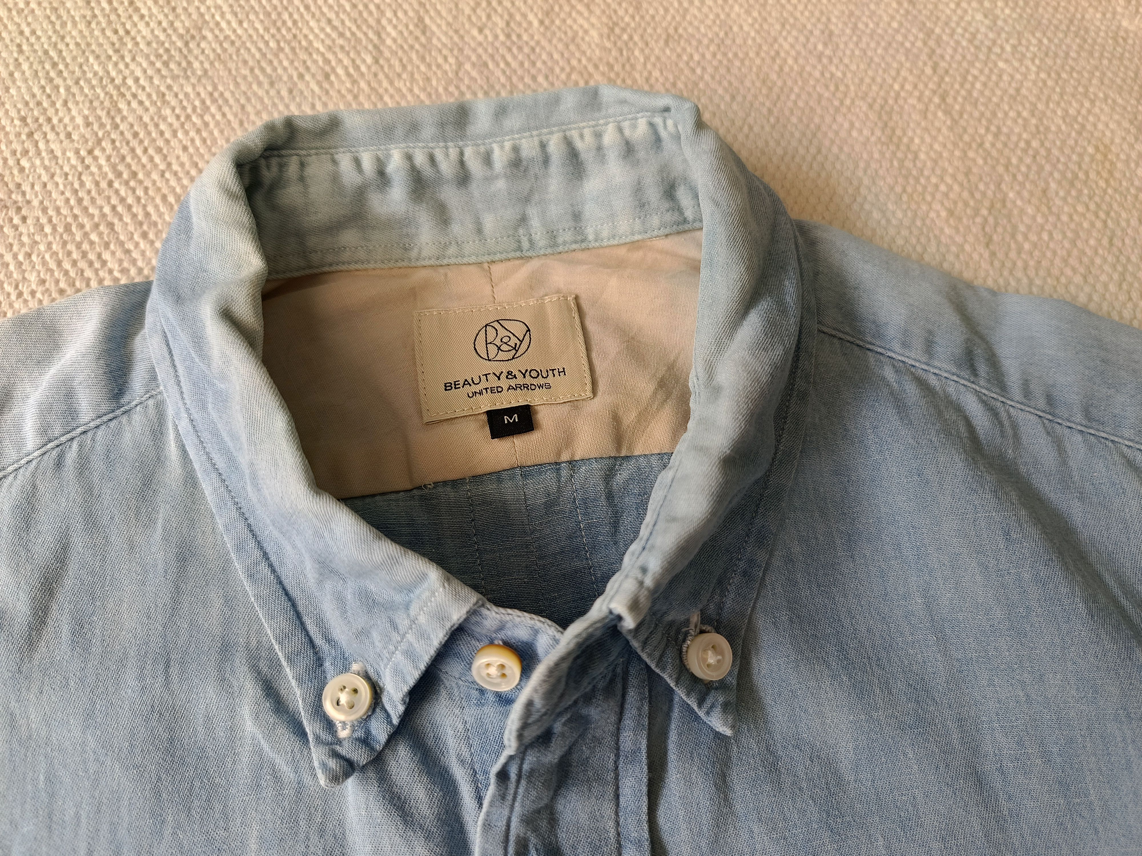 BEAUTY&YOUTH × United Arrows UNITED ARROWS Beauty Youth denim chambray faded shirt Size US M / EU 48-50 / 2 - 10 Thumbnail