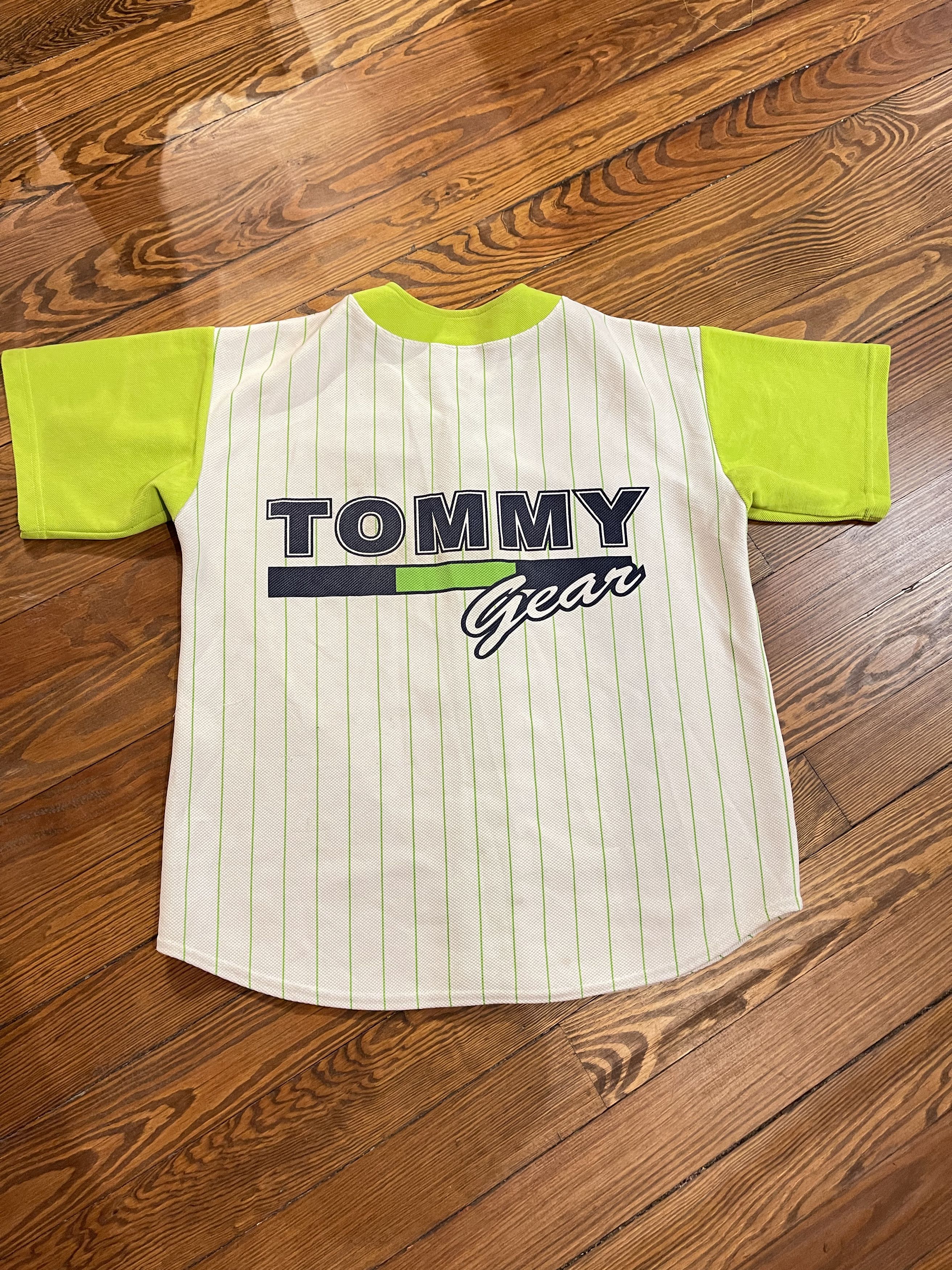 Rap Tees × Tommy Jeans × Vintage 1990's Tommy Jeans Hip-Hop Baseball Jersey Size US L / EU 52-54 / 3 - 6 Thumbnail