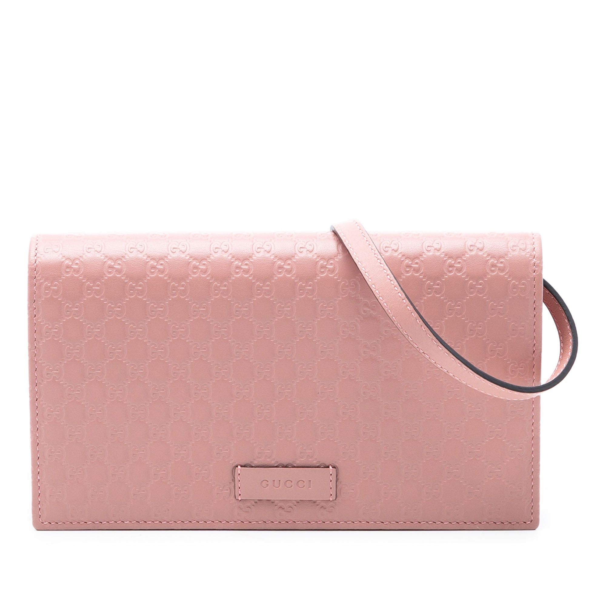 Gucci Microguccissima Wallet on Strap Size ONE SIZE - 1 Thumbnail