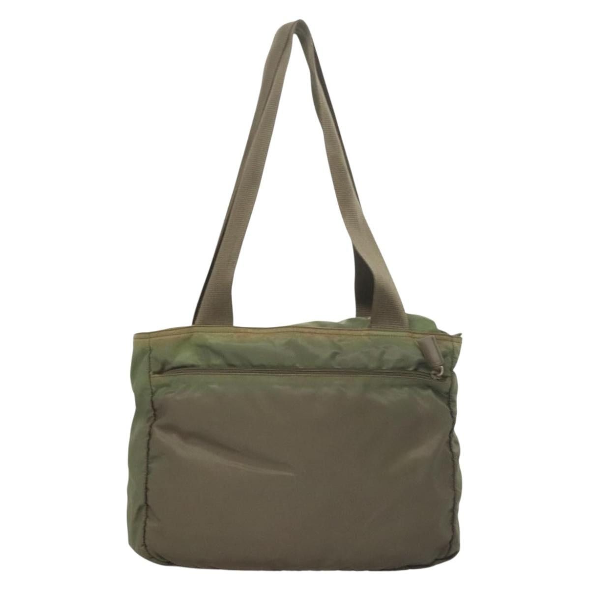 Prada PRADA Tote Bag Nylon Khaki Silver Size ONE SIZE - 3 Thumbnail