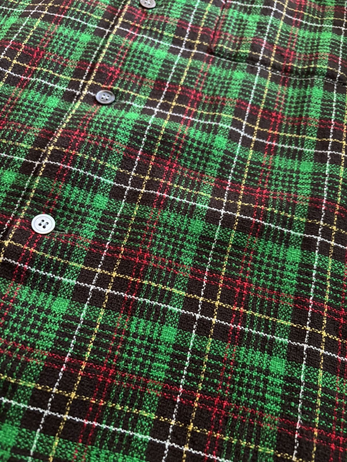 Yohji Yamamoto 90s Pour Homme Plaid Button ip Size US M / EU 48-50 / 2 - 5 Thumbnail