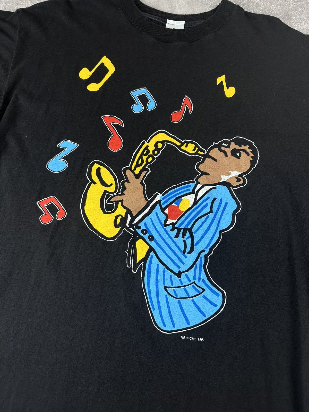 Other Five Guys Named Moe Jazz Band 1991 Retro T-Shirt Size US XL / EU 56 / 4 - 4 Thumbnail