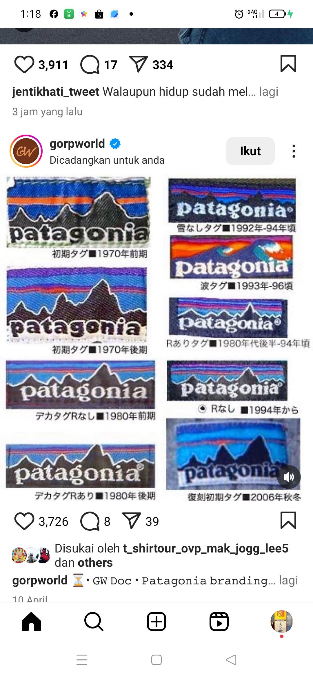 Patagonia × Vintage Patagonia Vintage Fleece HalfZipper Size US M / EU 48-50 / 2 - 12 Thumbnail