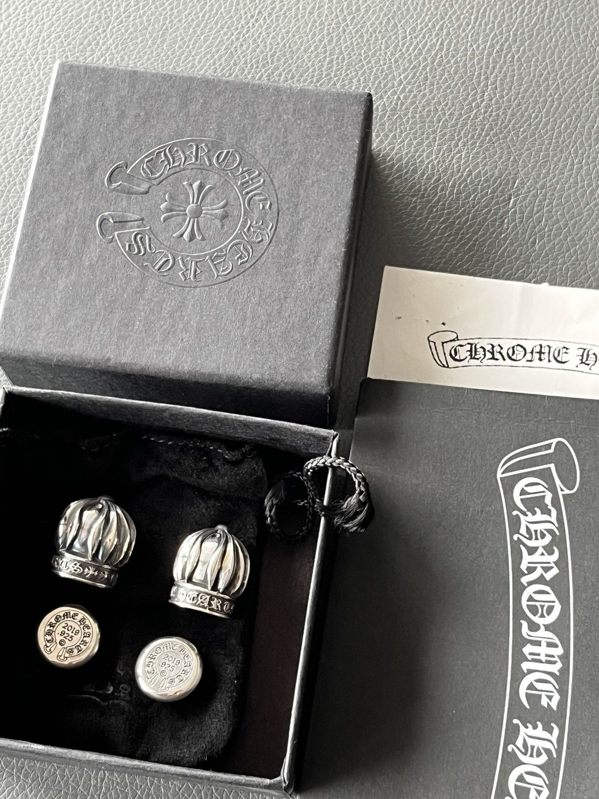 Chrome Hearts Super Rare ♰ ♰ ♰ Chrome Hearts ♰ ♰ ♰ Logo Home Full Set Size ONE SIZE - 10 Thumbnail