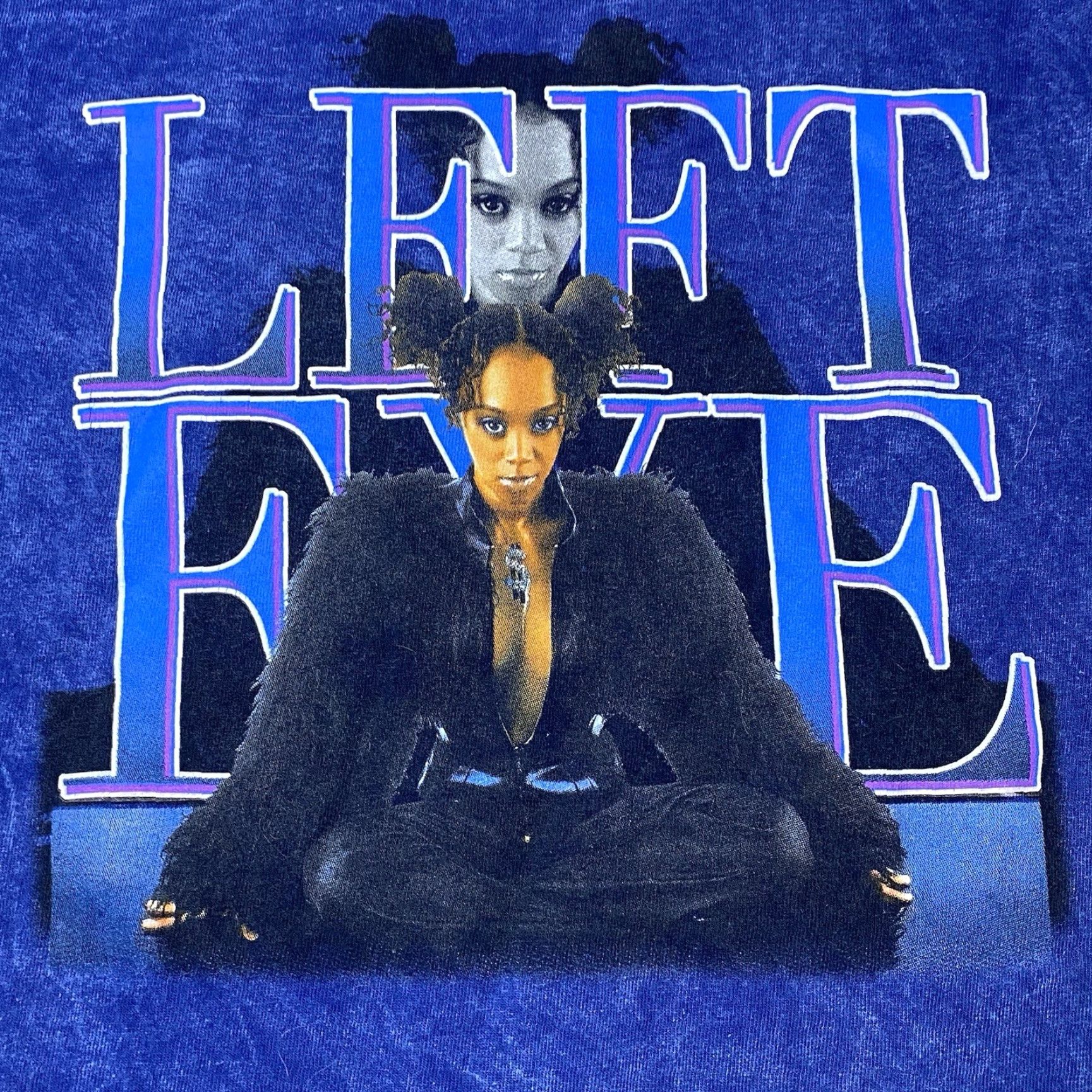 Vintage VINTAGE 90’s Legends Lisa Left Eye Lopes Tie Dyed T Shirt AOP Purple Small S Unisex Adults Tie Dyed 90s Summer Womens Size S / US 4 / IT 40 - 2 Thumbnail