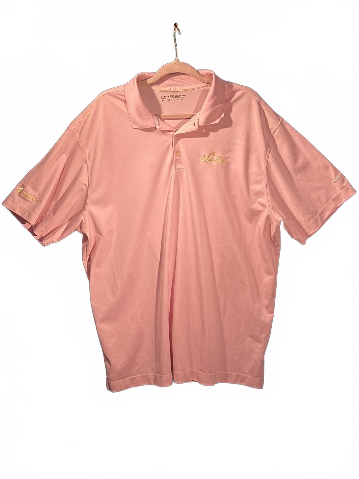 Nike Men's XXL Pink & Gold Nike Golf Polo Barefoot Resort Size US XXL / EU 58 / 5 - 1 Thumbnail