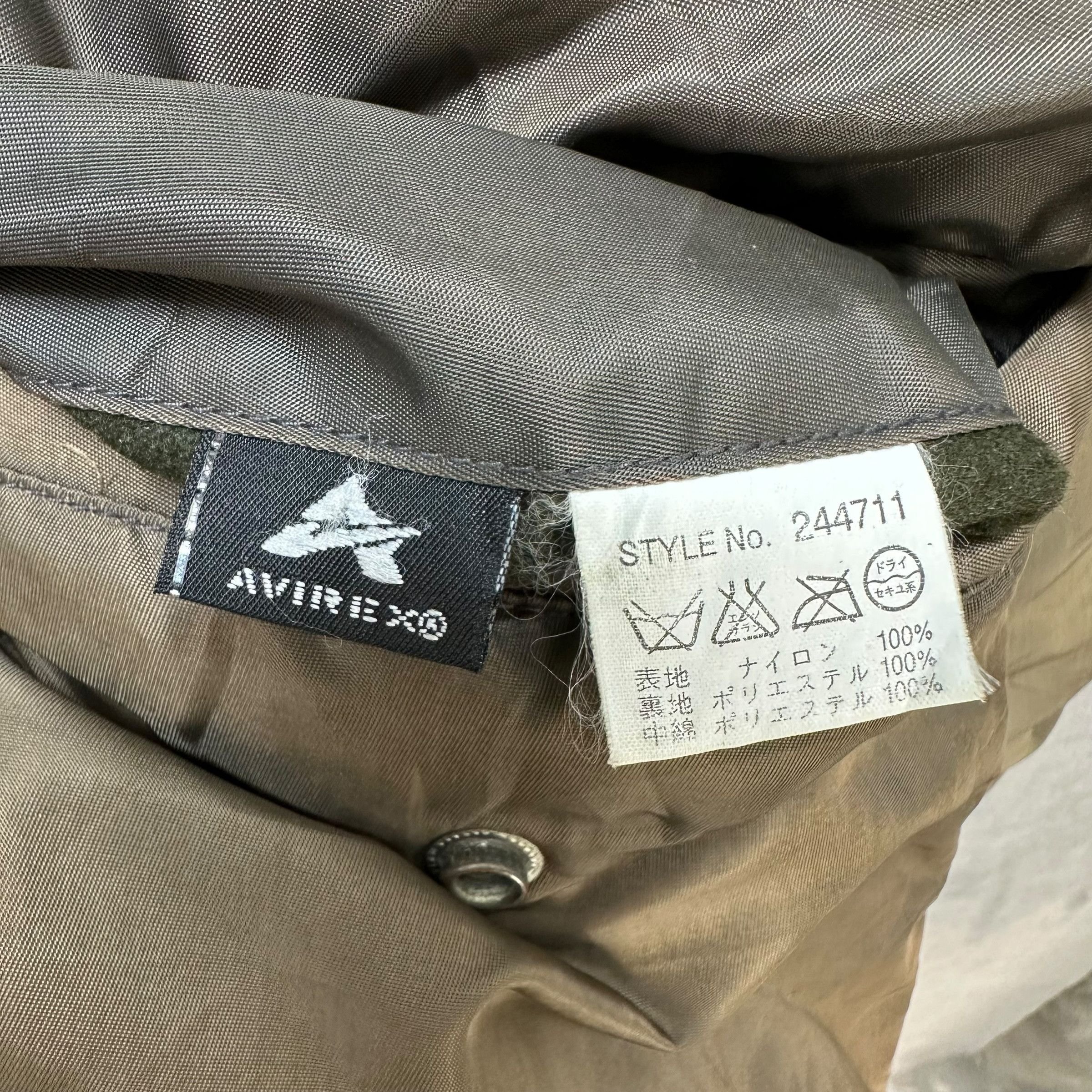 Avirex AVIREX Officer Uniform Parka Hoodie Jacket #A65-1568 Size US L / EU 52-54 / 3 - 14 Thumbnail