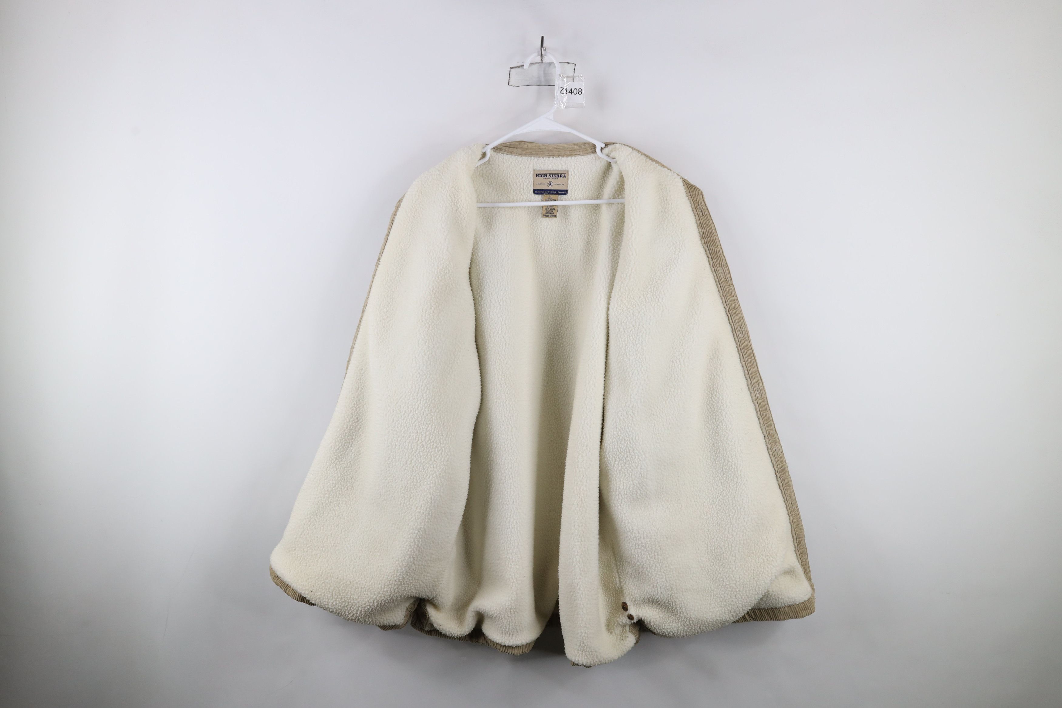 Vintage Vintage 90s Streetwear Fleece Lined Corduroy Shirt Jacket Size US L / EU 52-54 / 3 - 7 Thumbnail