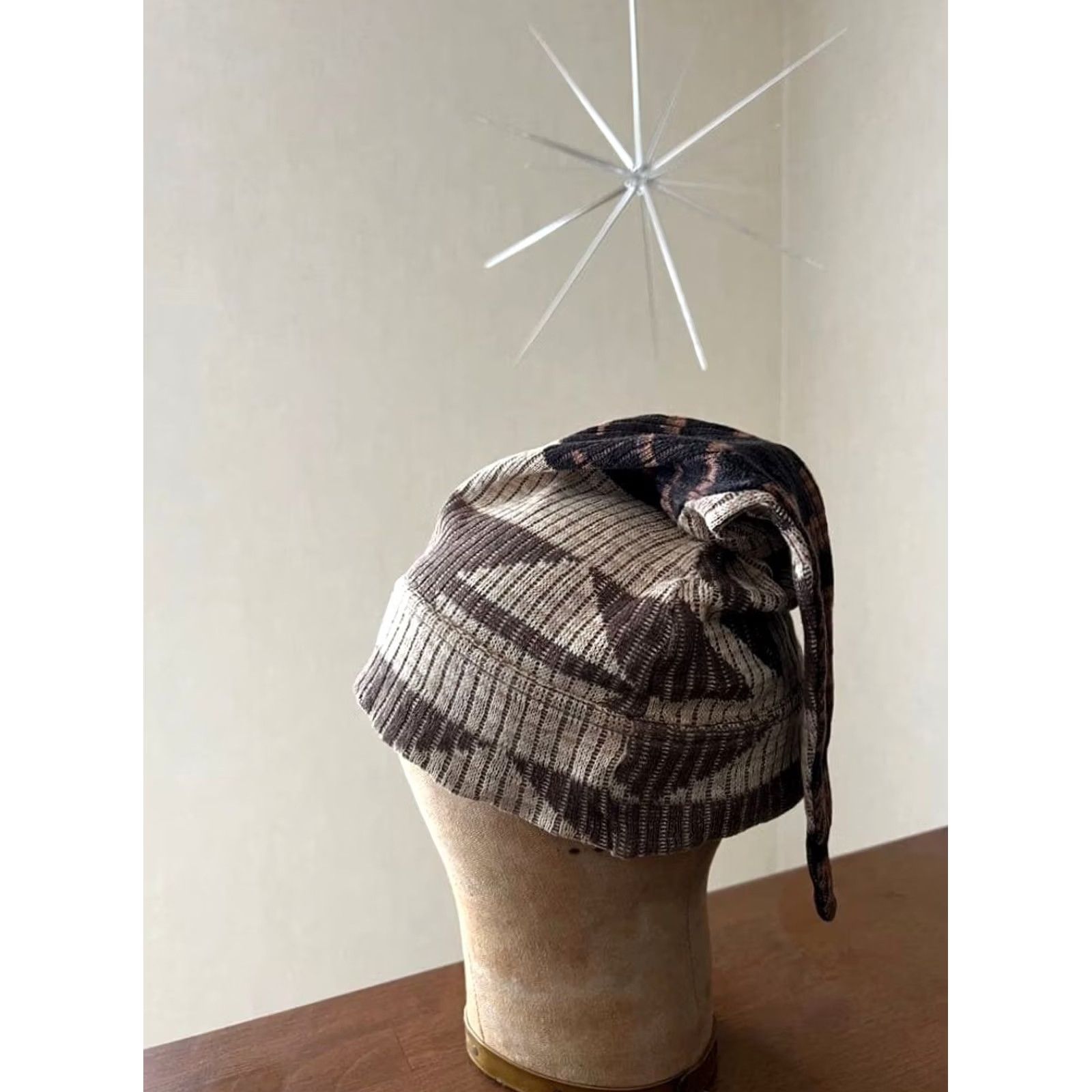 Kapital KAPITAL Beanie Knit Hat Khaki Multicolor Casual Ladies One Size Size ONE SIZE - 5 Thumbnail