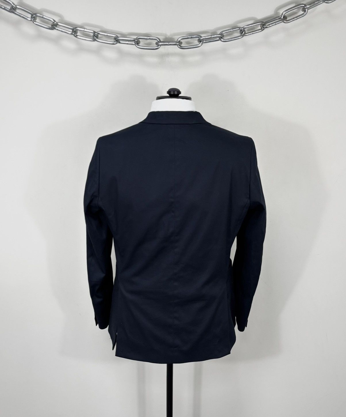 Grifoni Mauro Grifoni Men’s Navy Blue 2-Piece Cotton Stretch Suit Size 42R - 13 Thumbnail