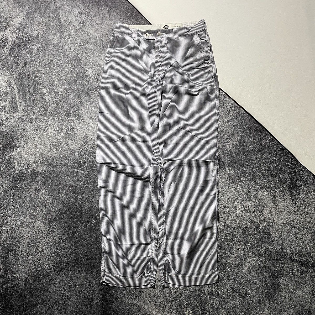 Issey Miyake × Le Grande Bleu (L.G.B.) × Margaret Howell Stripe Pants MHL Size 31" - 1 Thumbnail