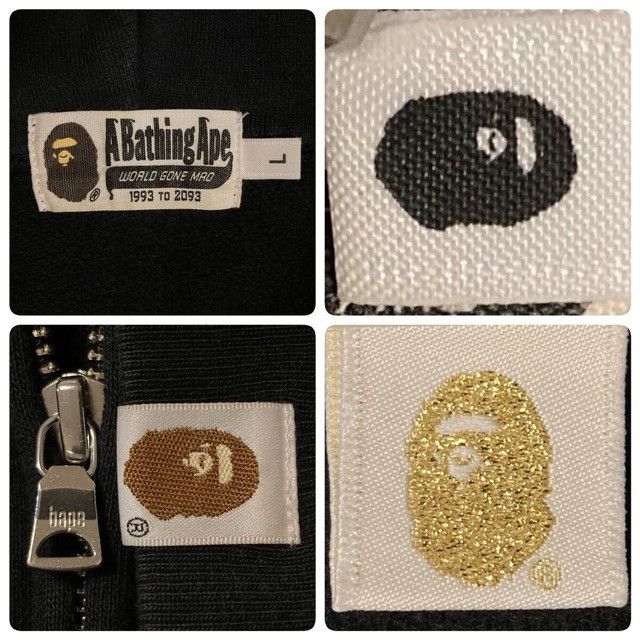 Bape BAPE CAMO × Black shark shark full zip hoodie a bathing ape Size US L / EU 52-54 / 3 - 8 Thumbnail