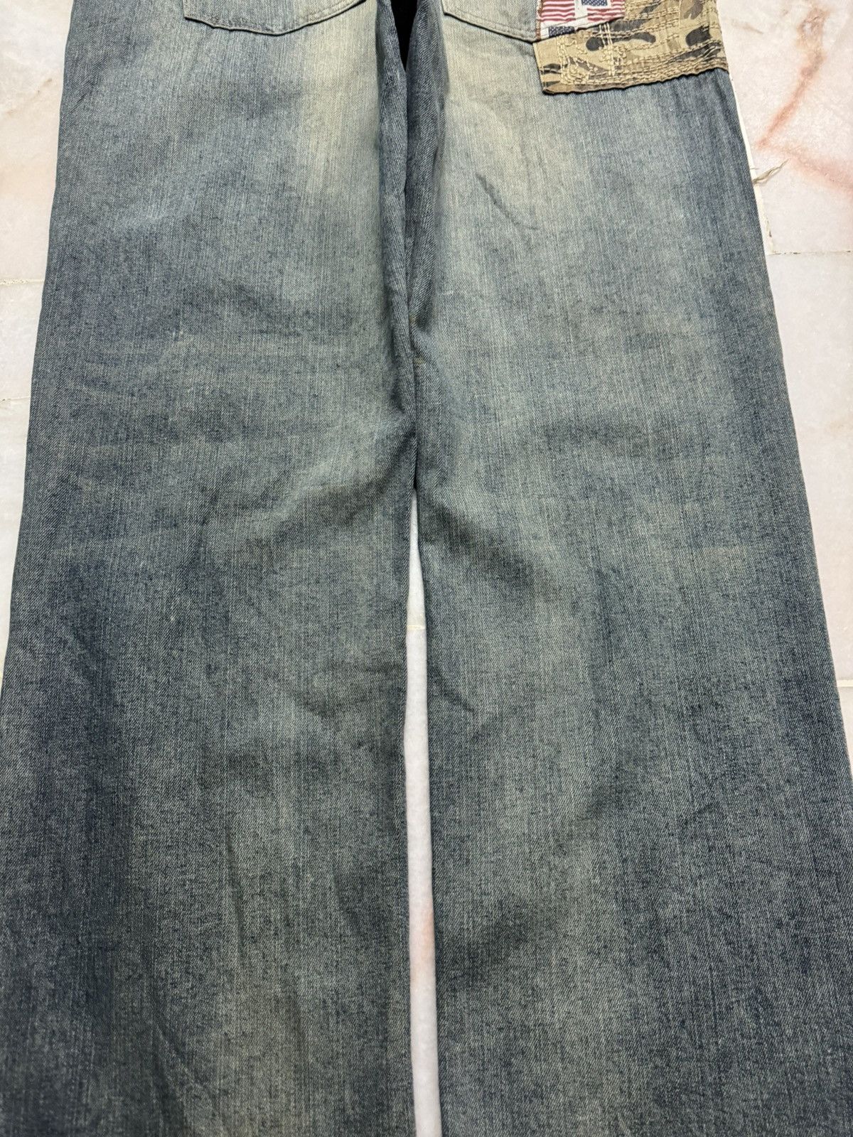 Tornado Mart ❗️BIG SIZE❗️GRUNGE APACHE VINTAGE & DENIM GS-115 MUDMAX CRAZY Size US 39 - 20 Thumbnail